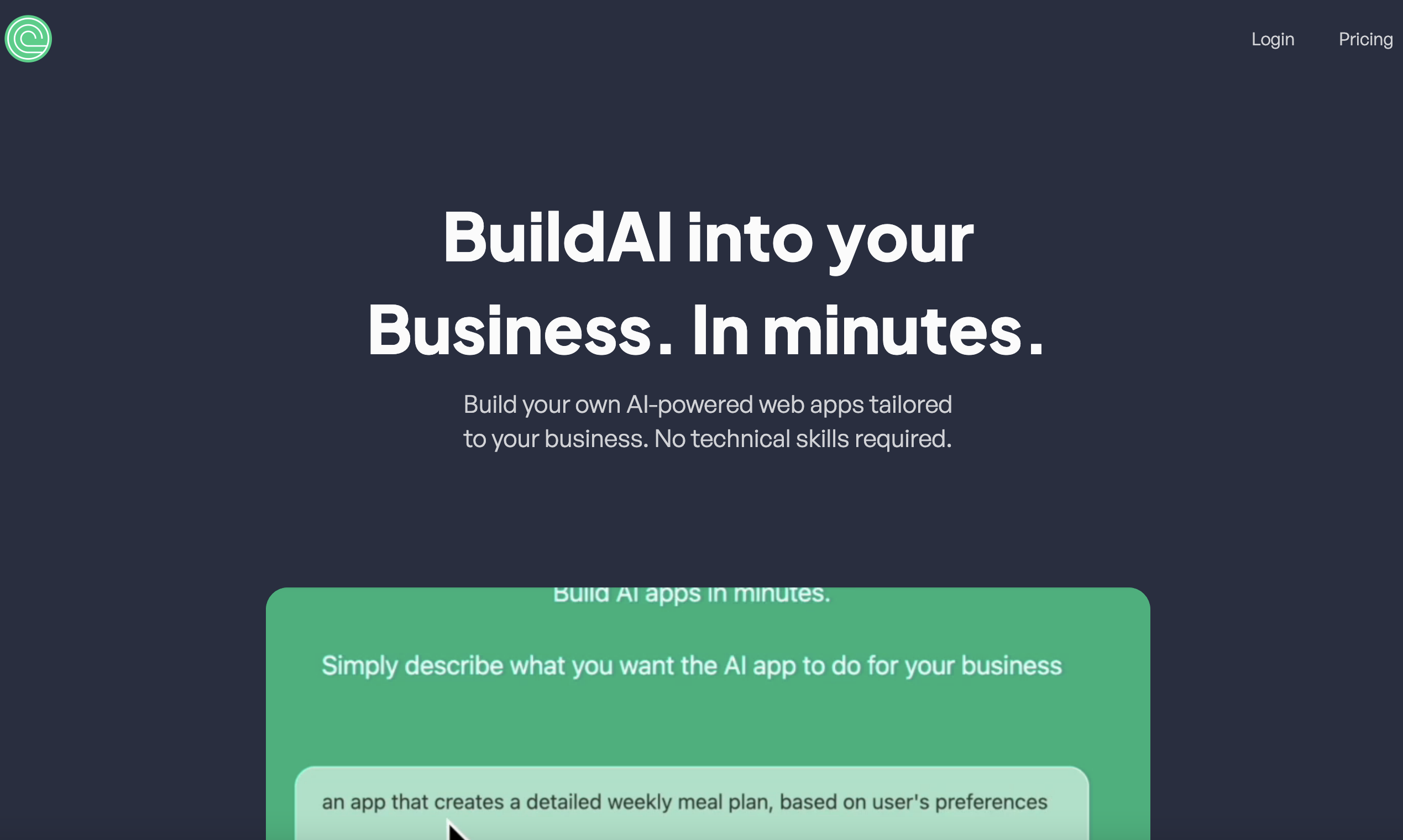 BuildAI screenshot