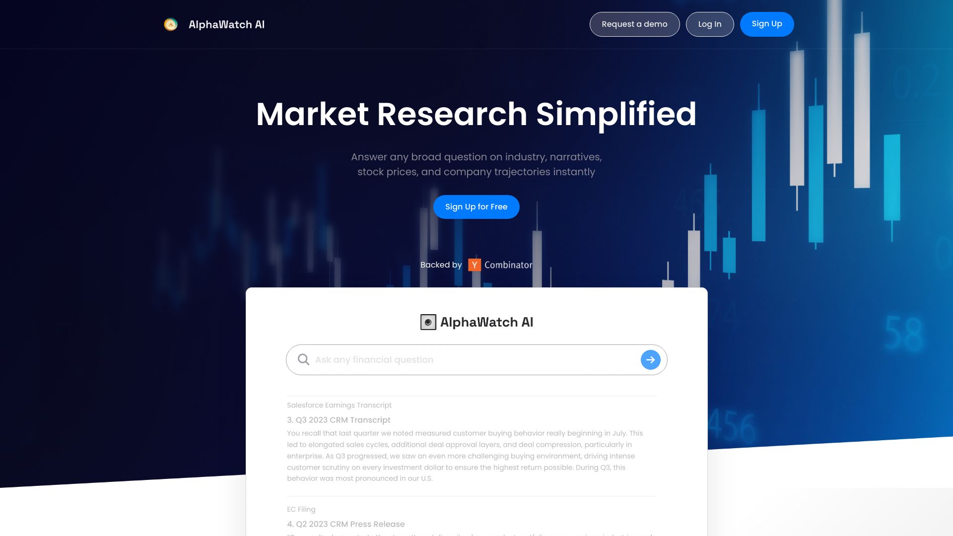 AlphaWatch screenshot