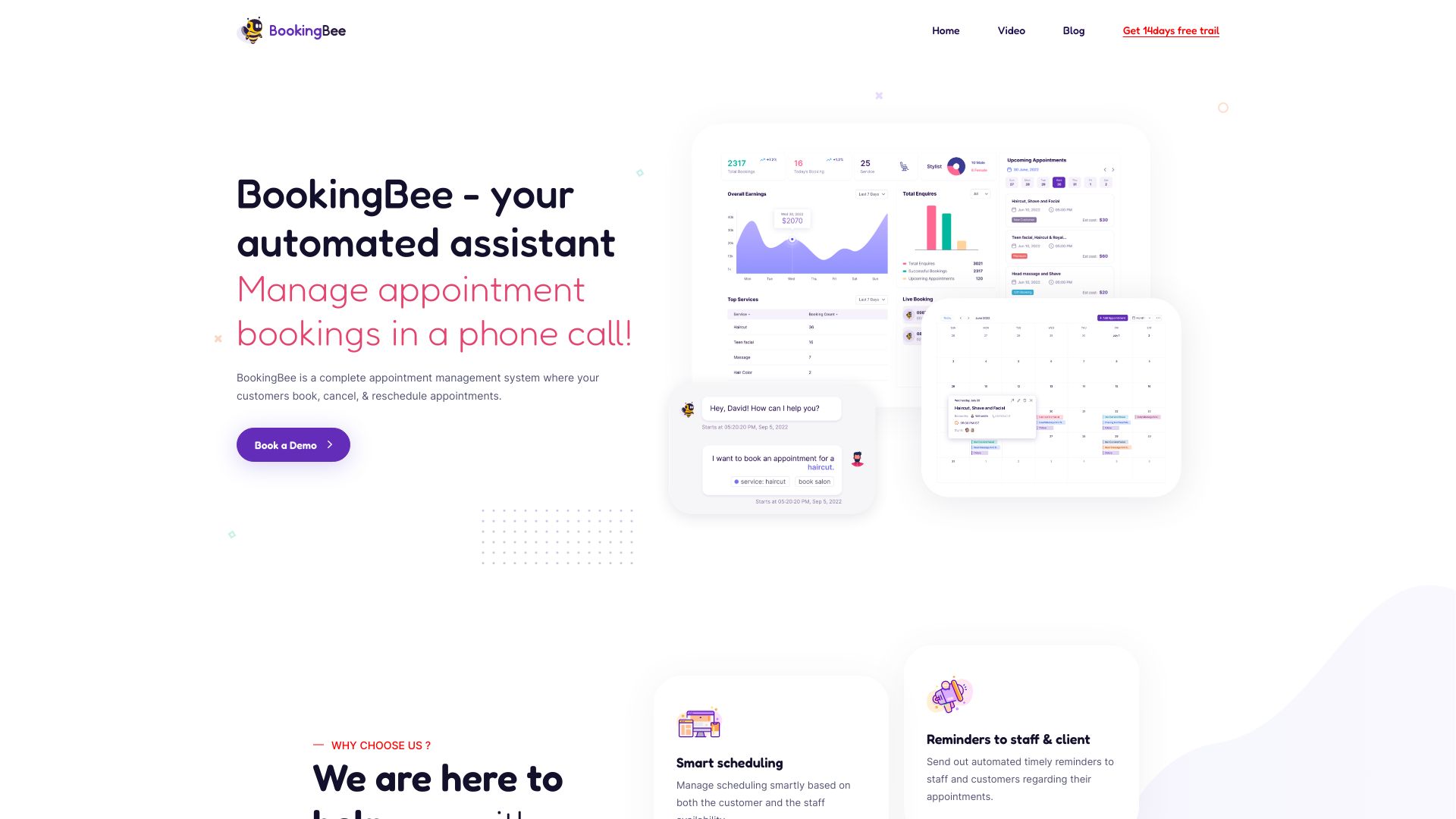 BookingBee.ai screenshot