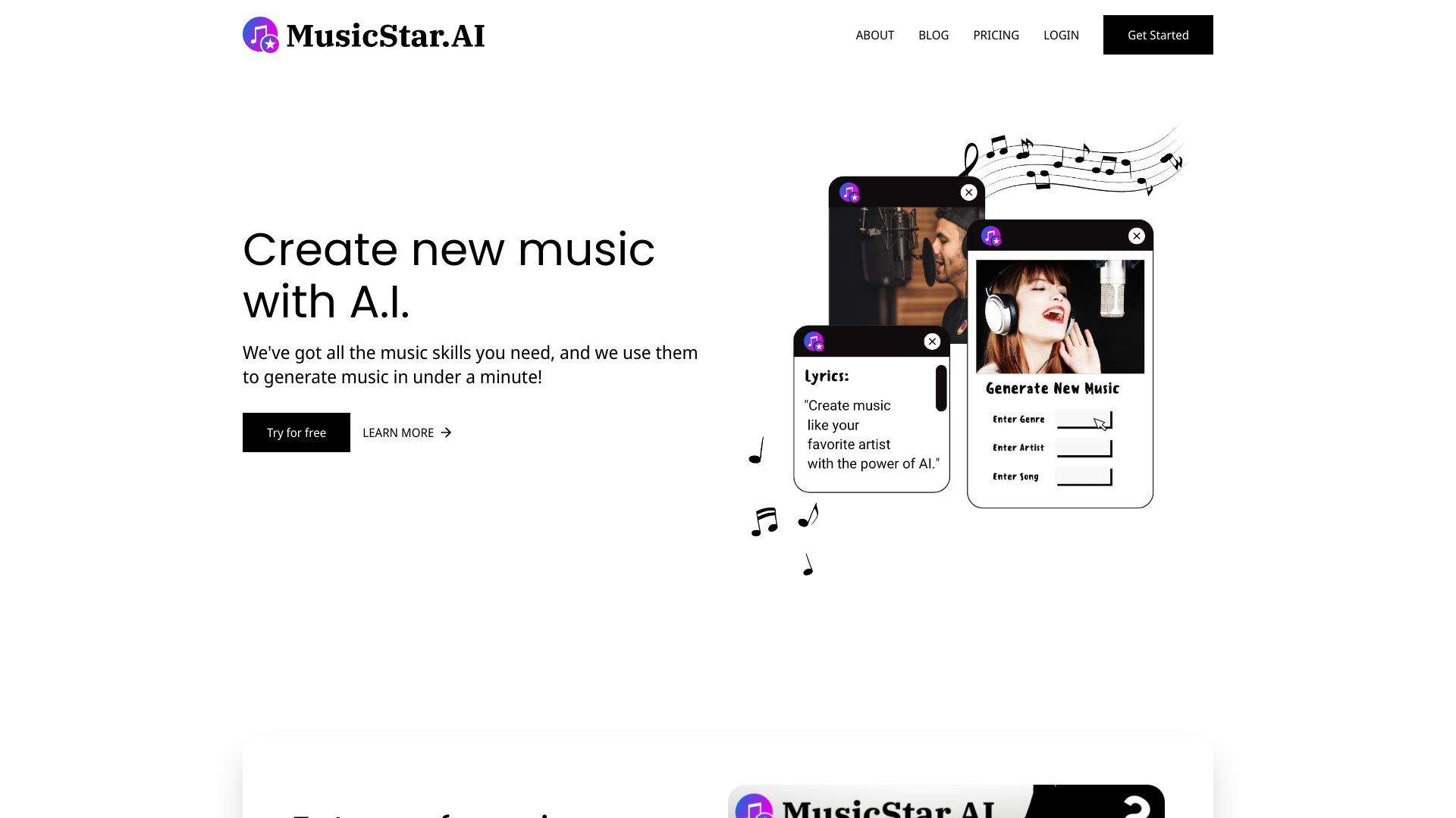 MusicStar.AI screenshot