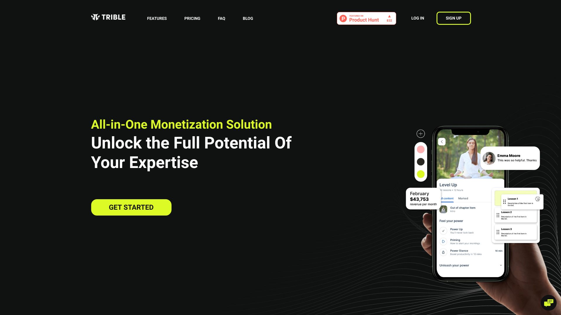 Trible screenshot