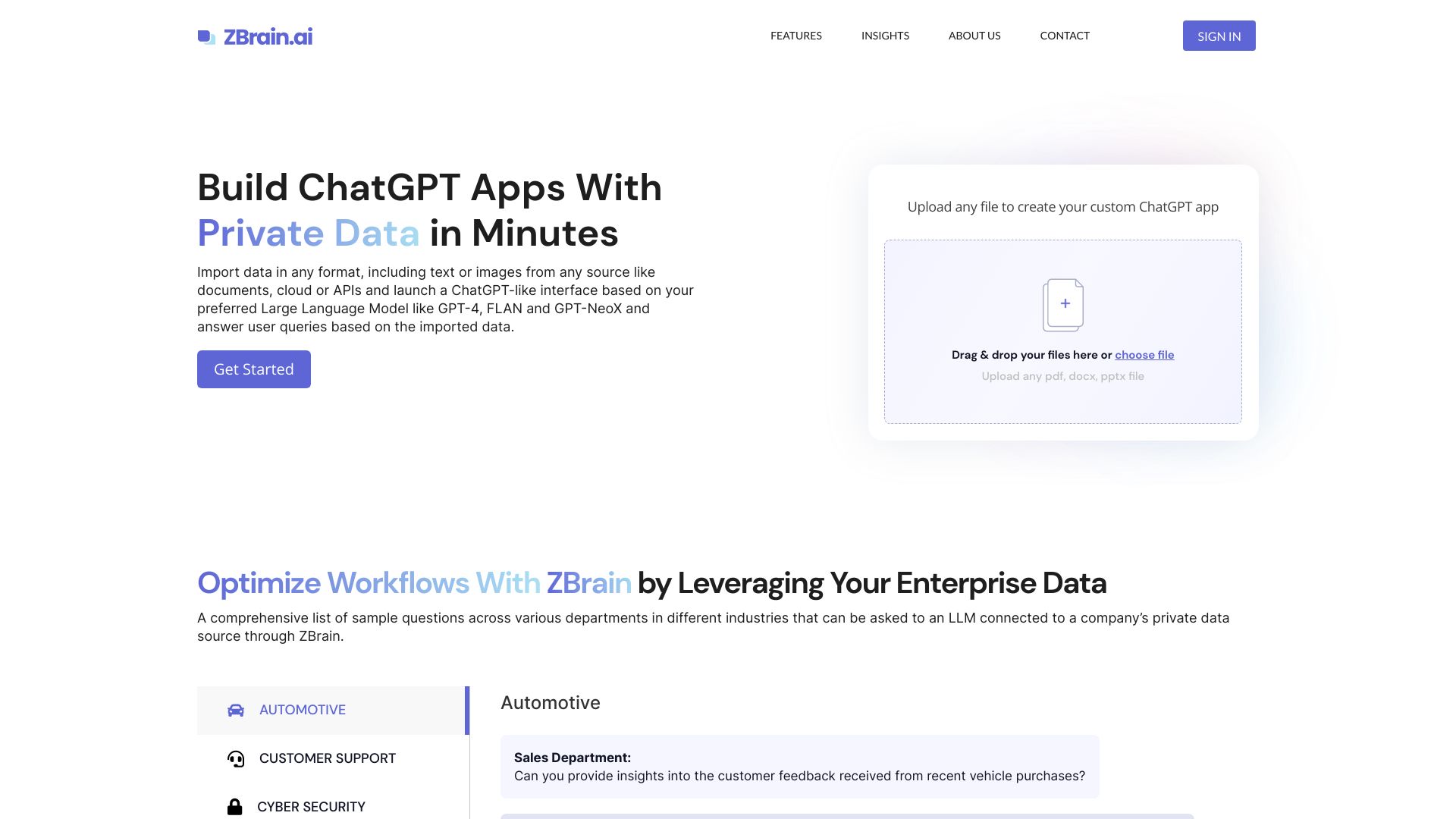 ZBrain screenshot