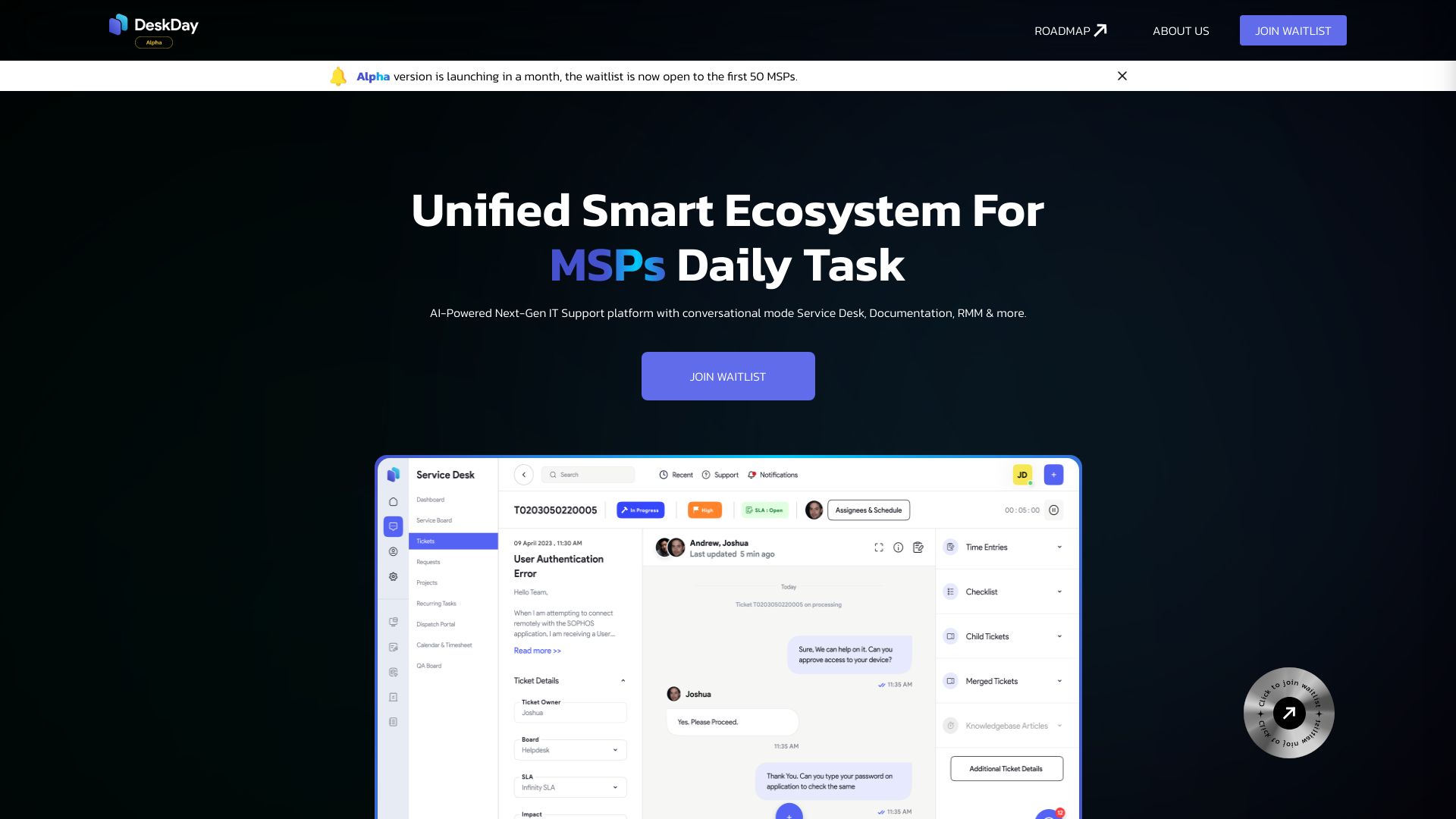 DeskDay screenshot