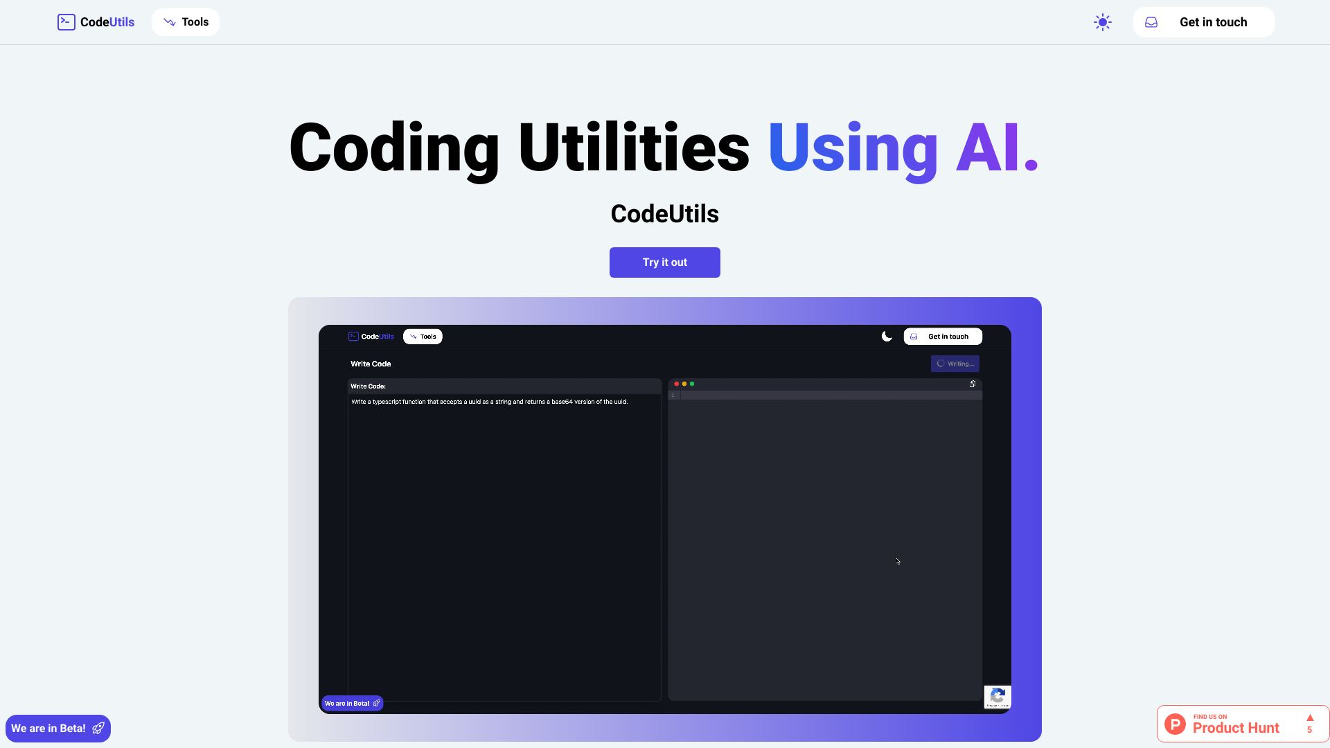 CodeUtils screenshot