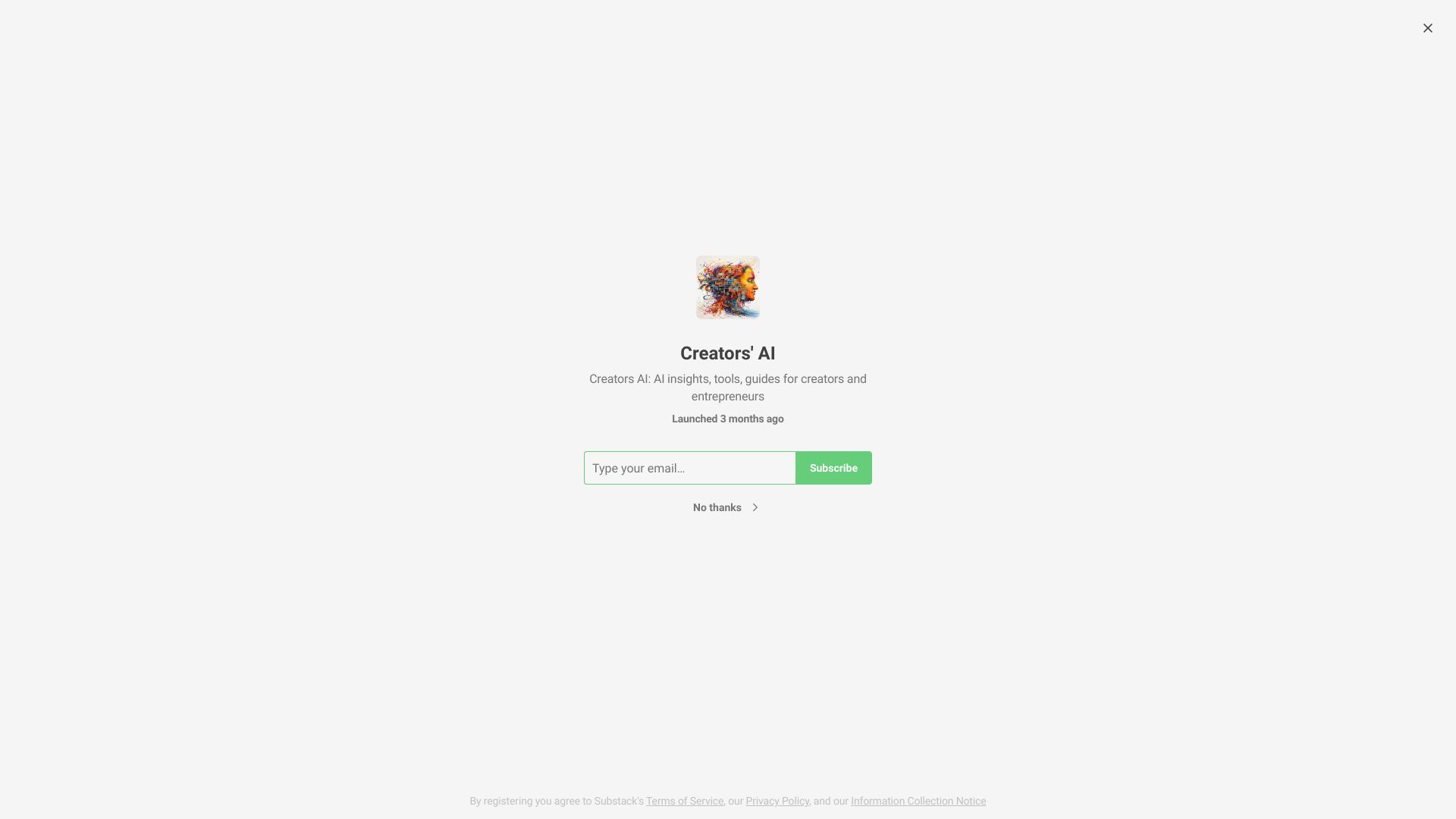 Creators AI screenshot