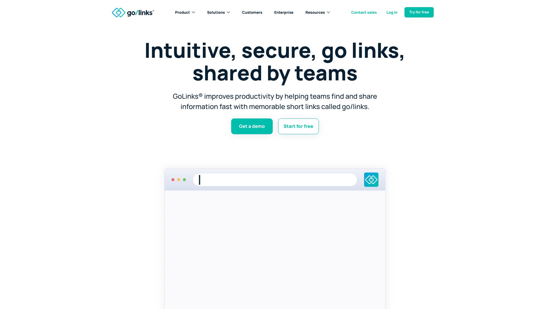 GoLinks screenshot