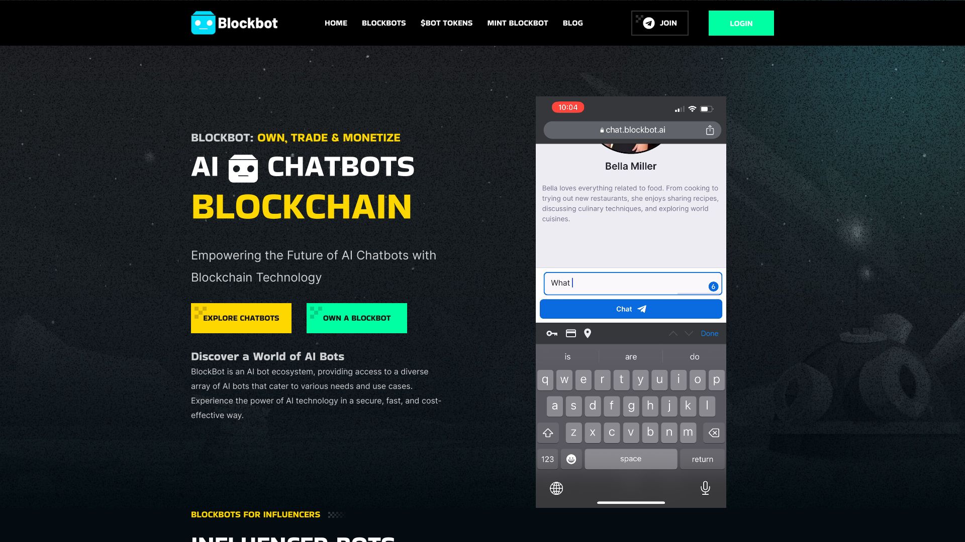 BlockBot screenshot