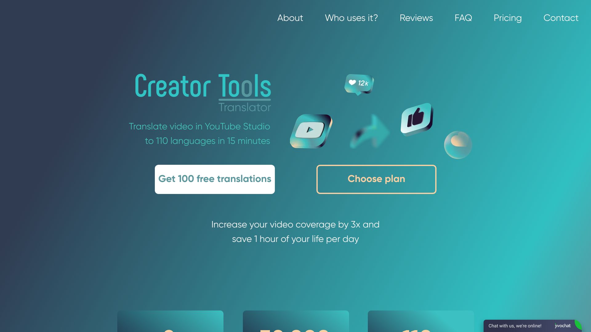 Creator Tools screenshot