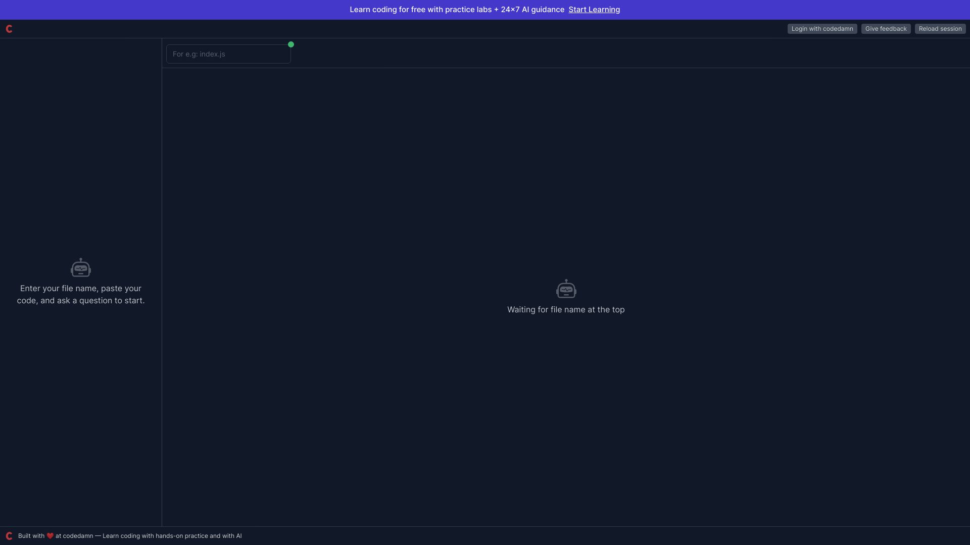 debugcode.ai screenshot