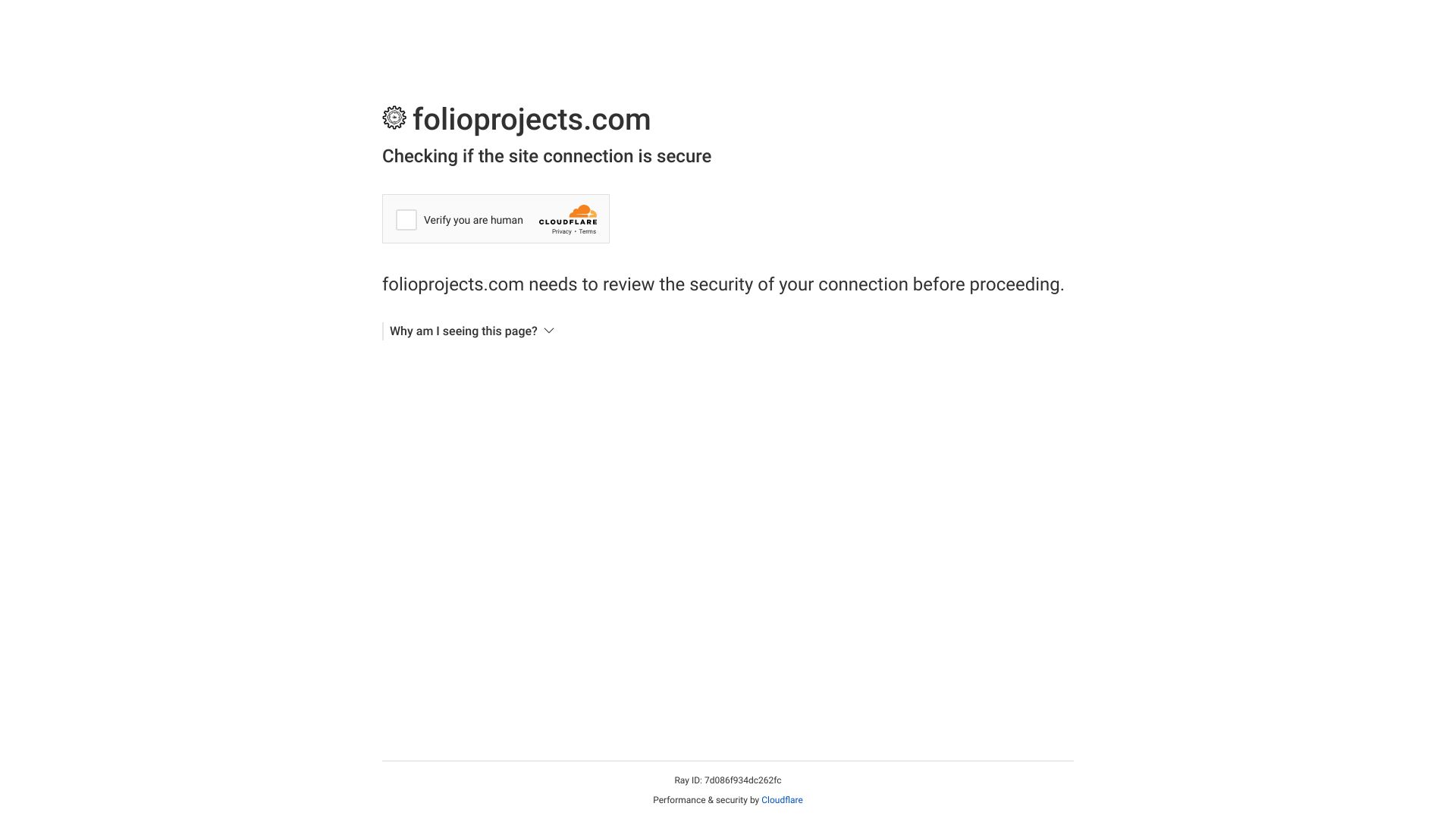 FolioProjects screenshot