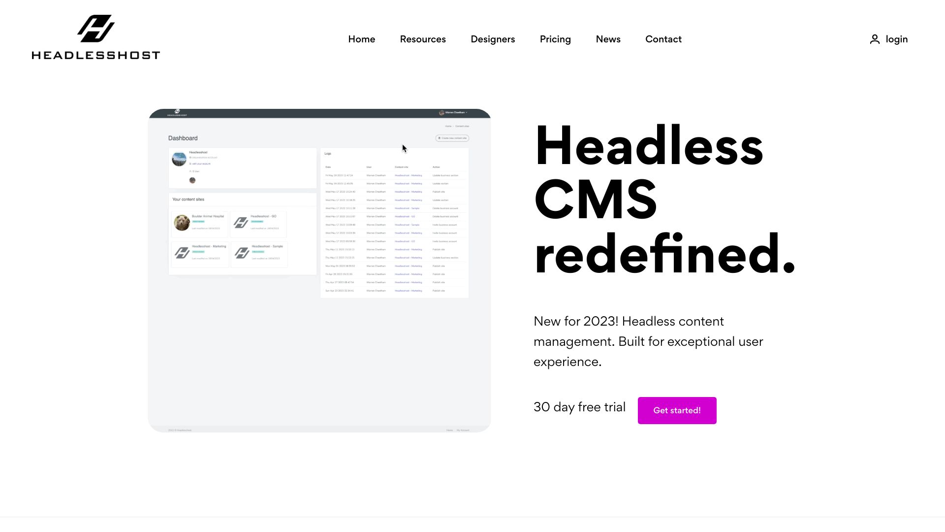 Headlesshost screenshot