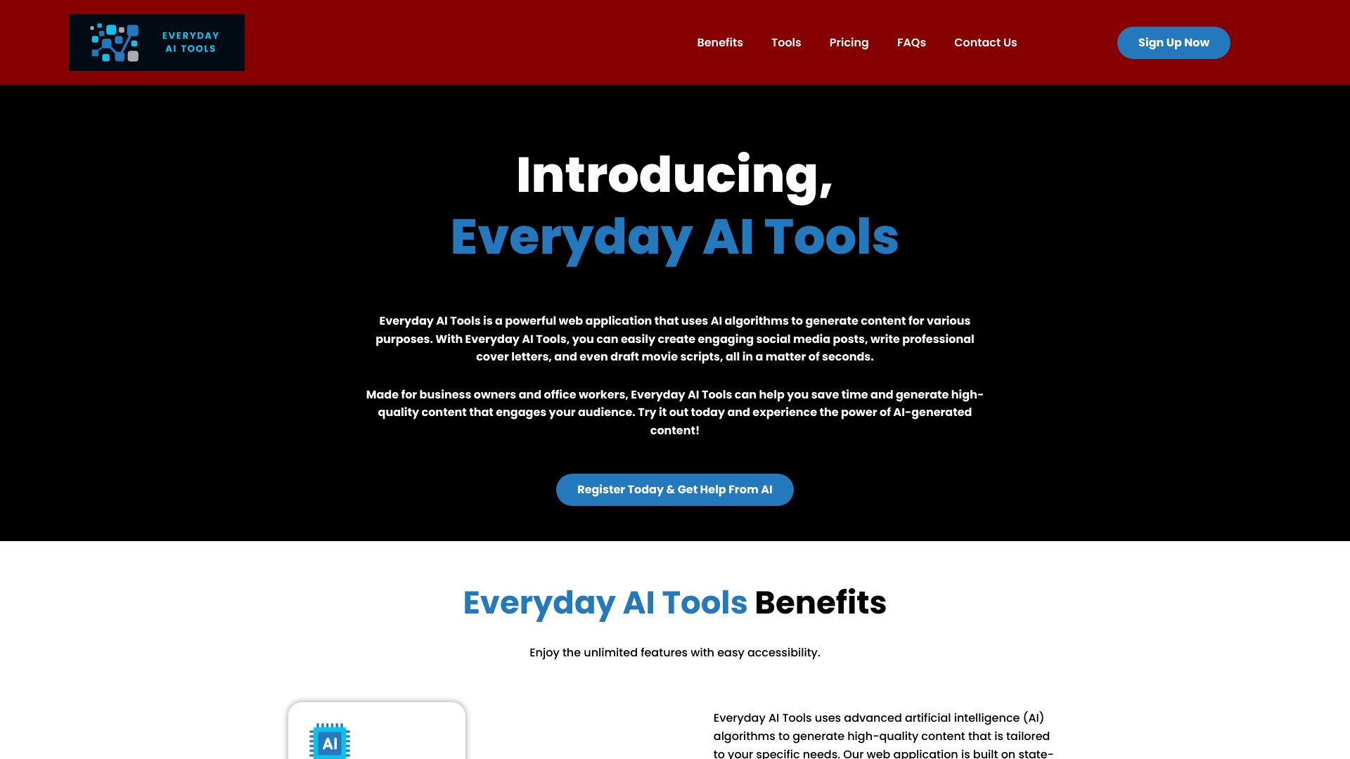 Everyday AI Tools screenshot