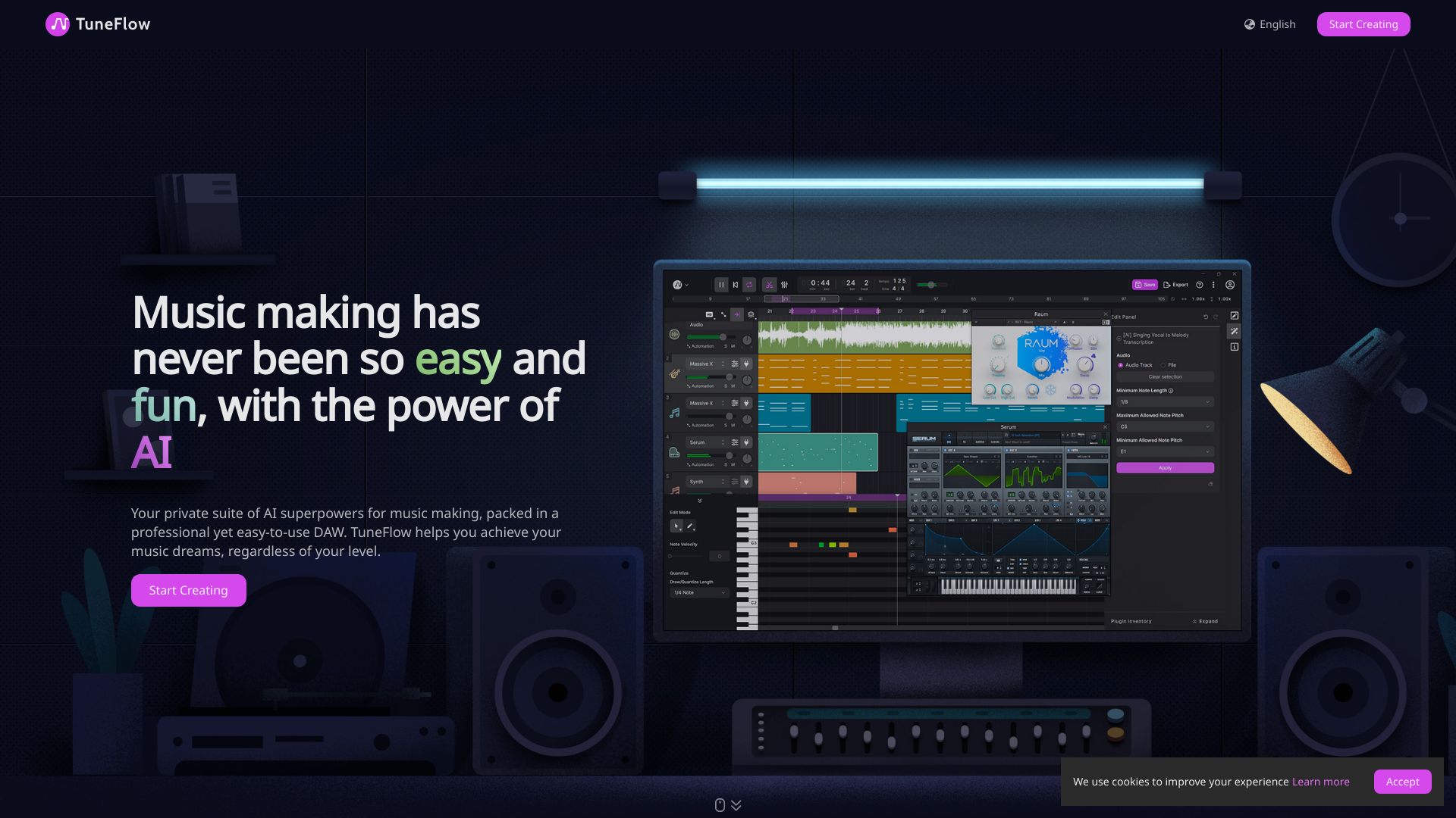 TuneFlow screenshot