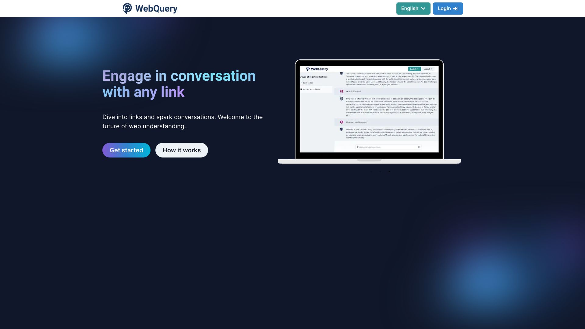 WebQuery screenshot