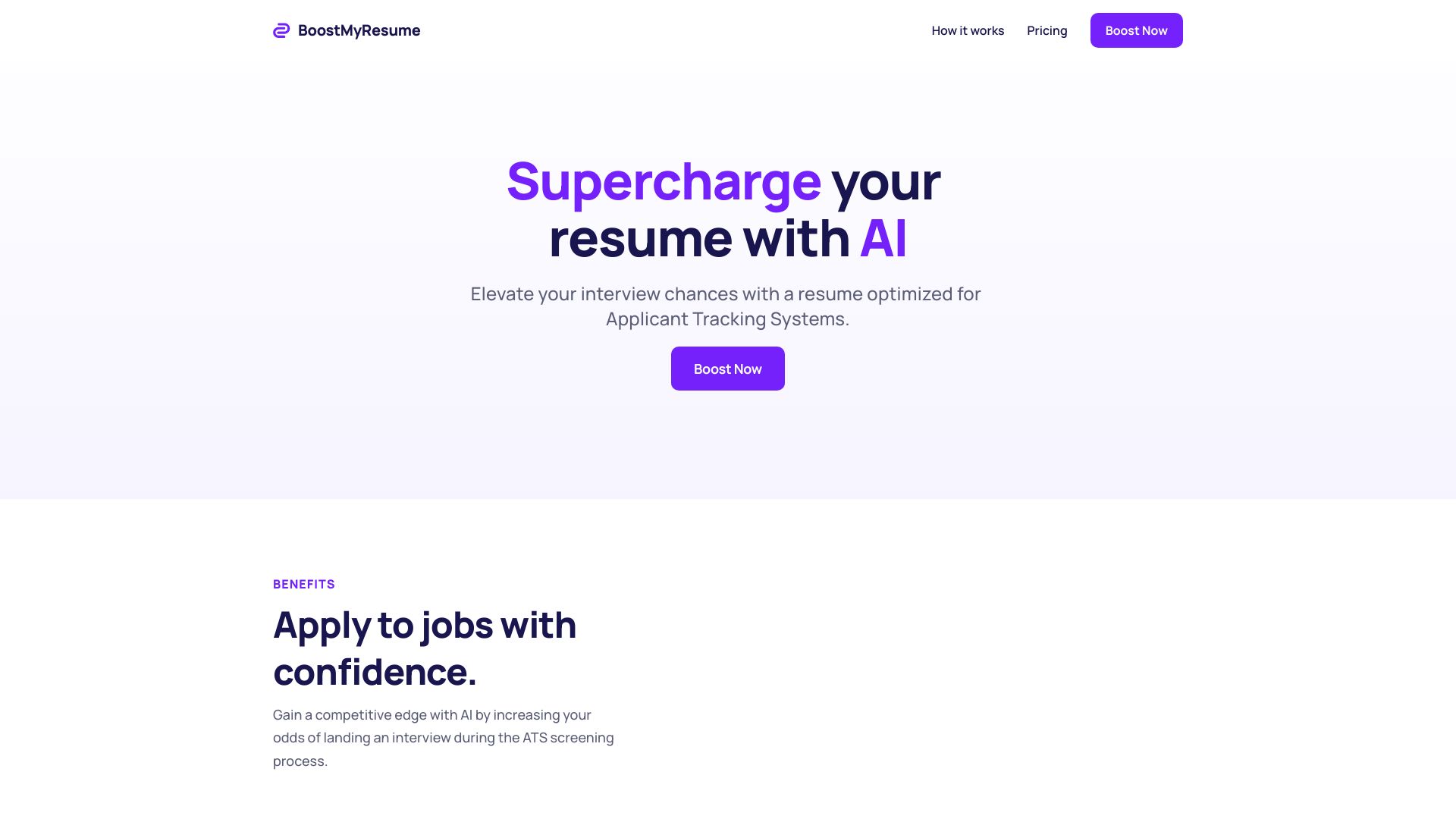 BoostMyResume screenshot