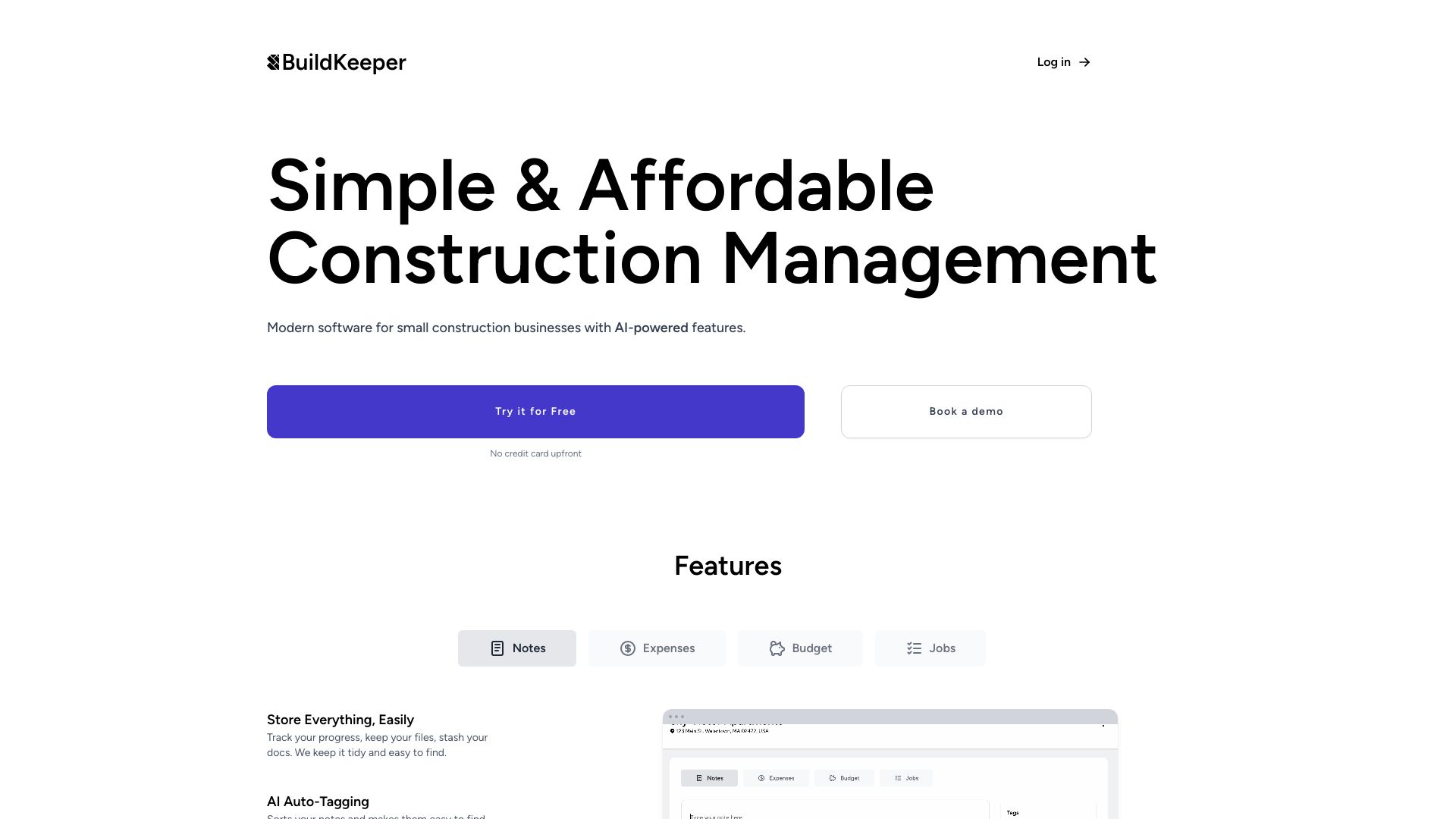 BuildKeeper screenshot