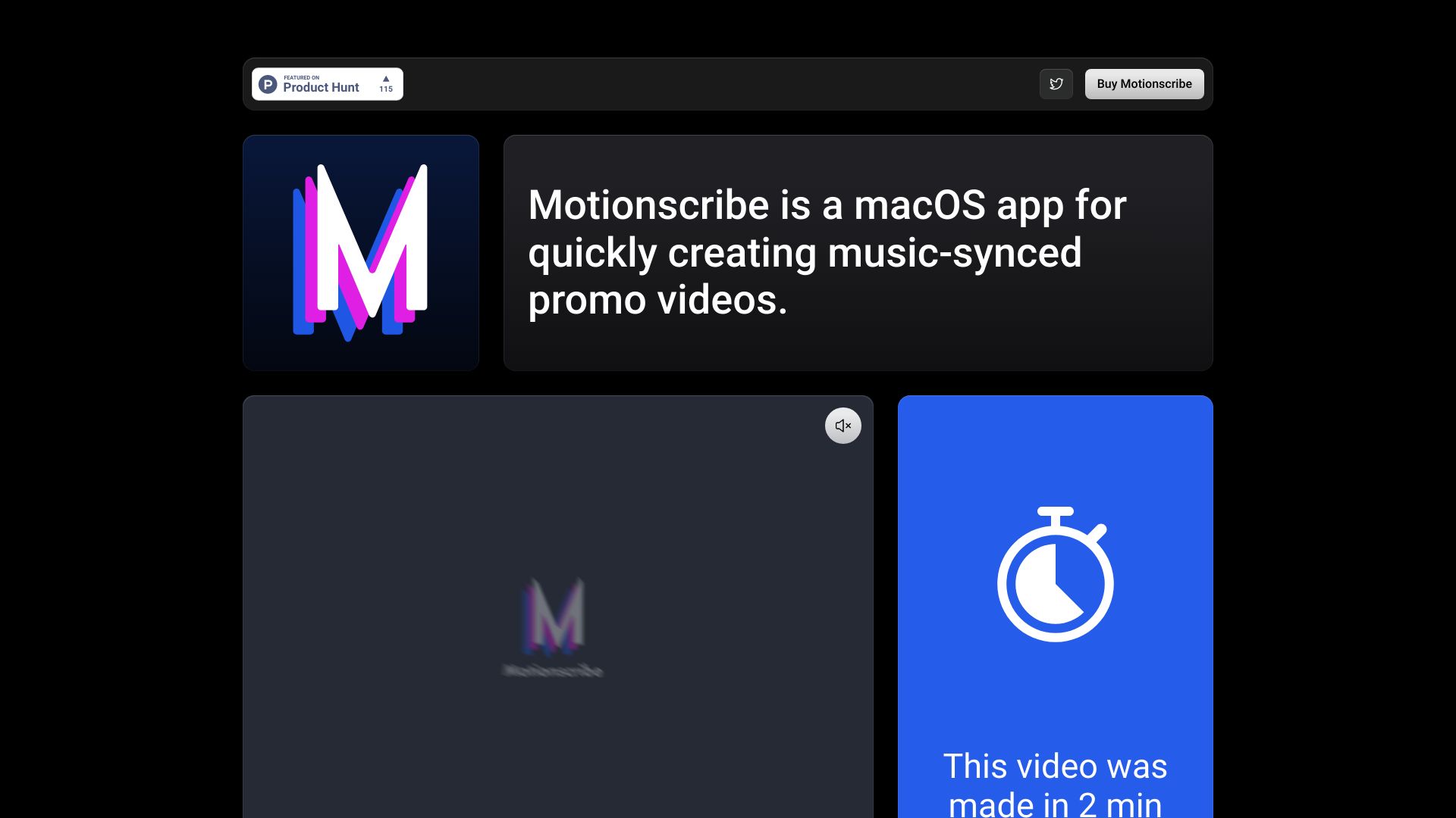 Motionscribe screenshot