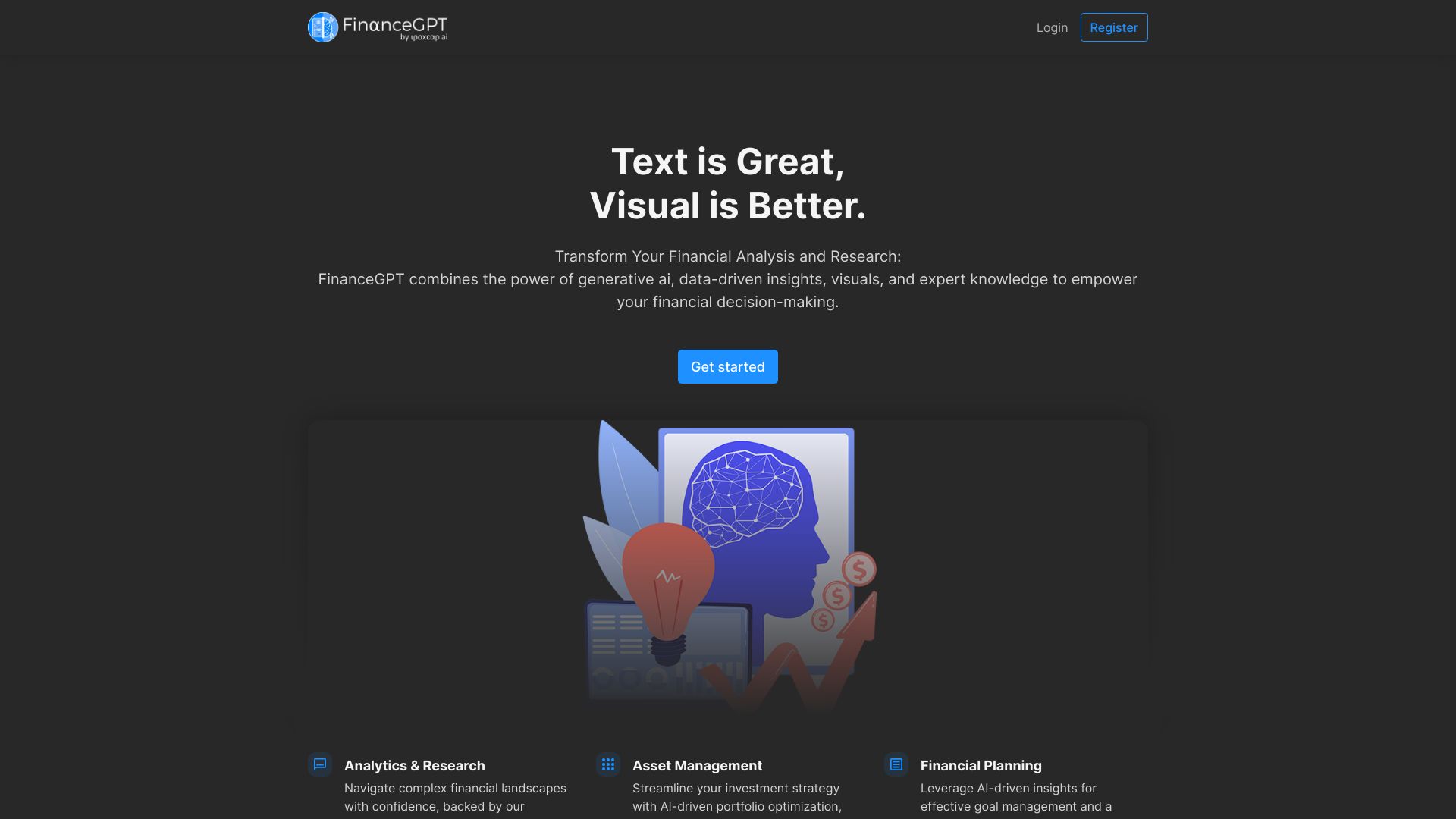 FinanceGPT screenshot