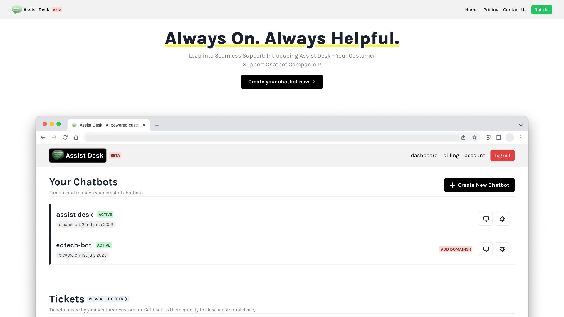 Assist Desk screenshot