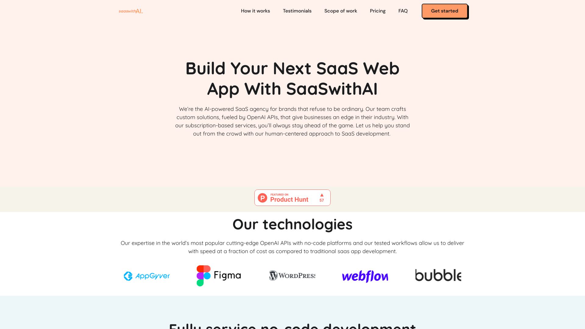 SaaSwithAI screenshot
