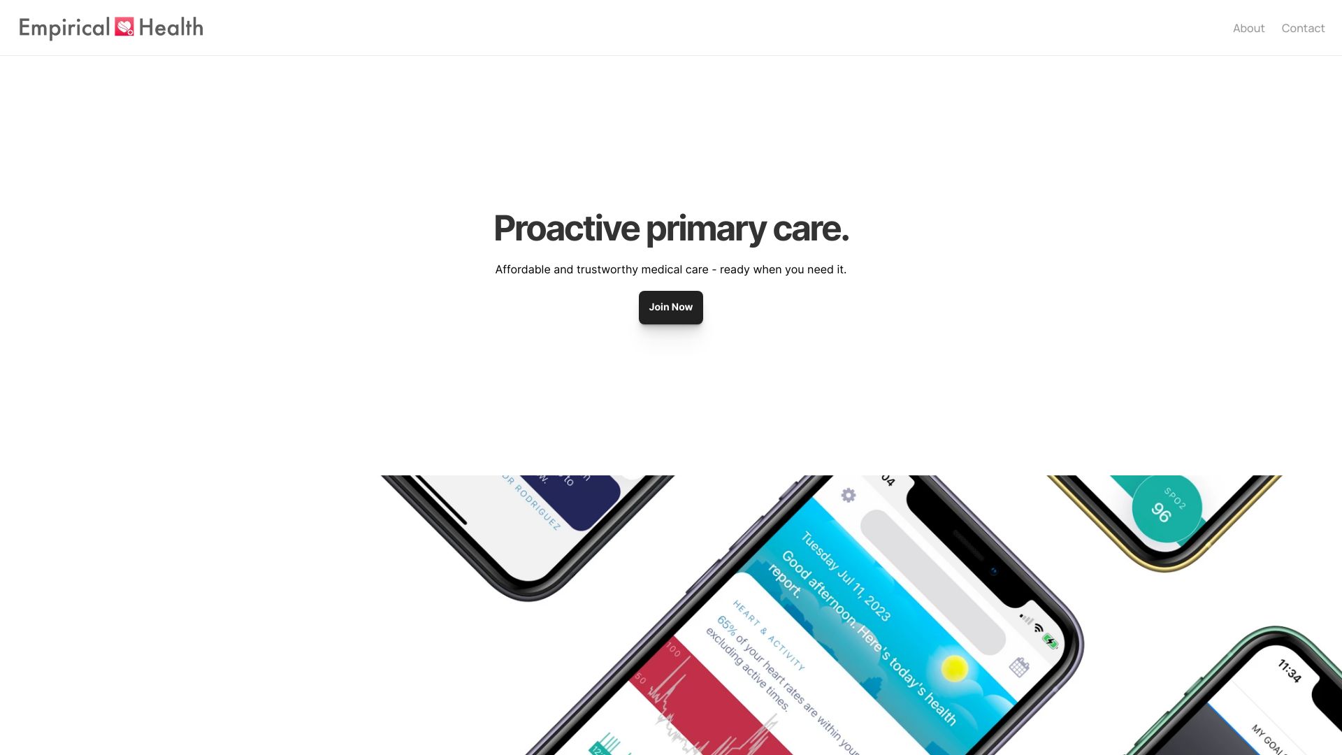Empirical Health screenshot