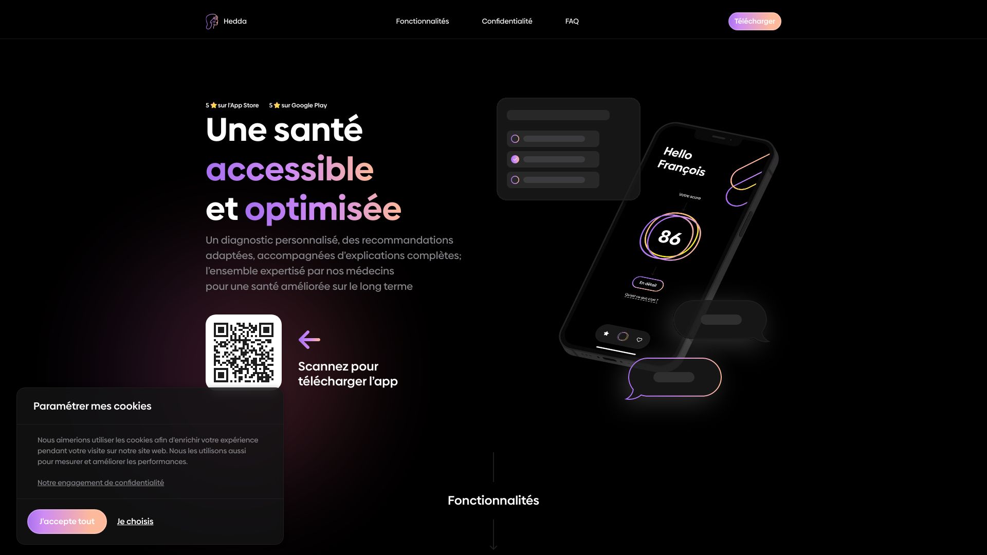 Hedda App screenshot
