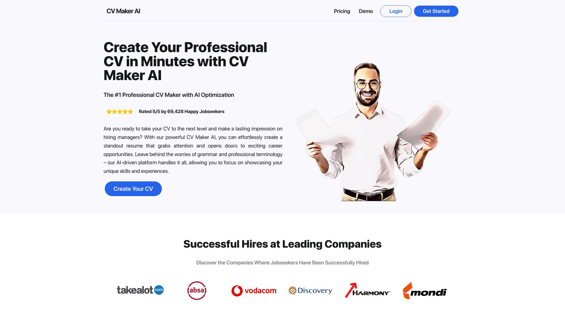 CV Maker AI screenshot