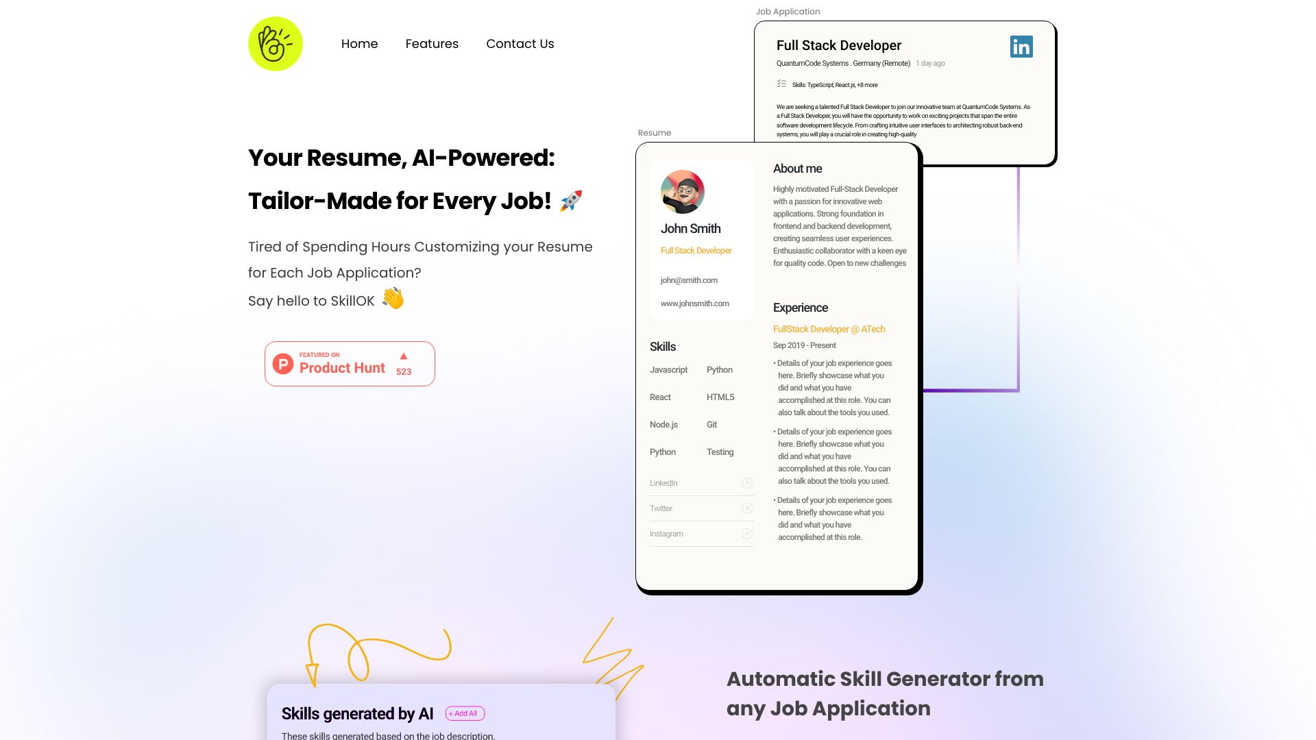 SkillOk screenshot