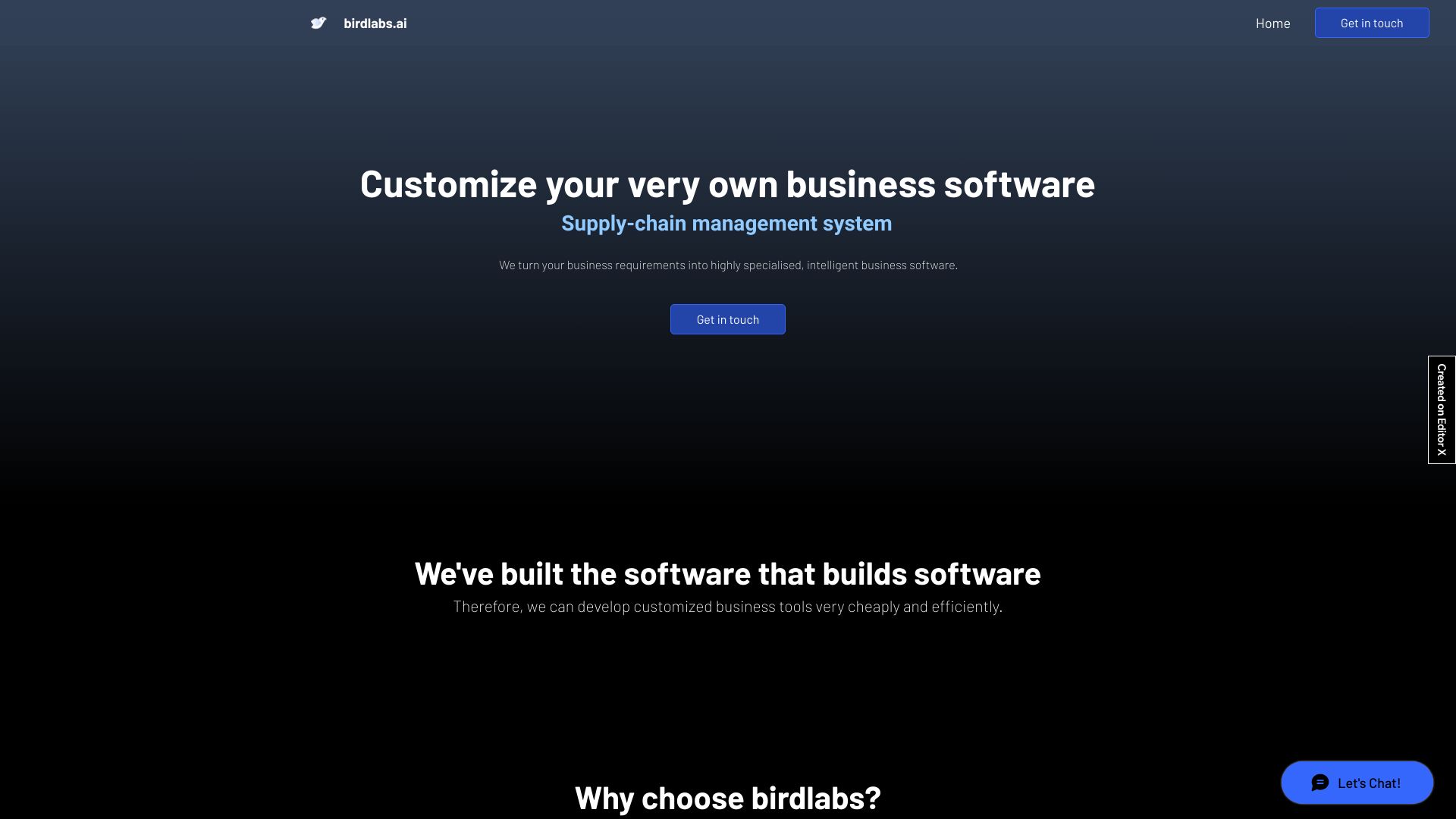 Birdlabs screenshot
