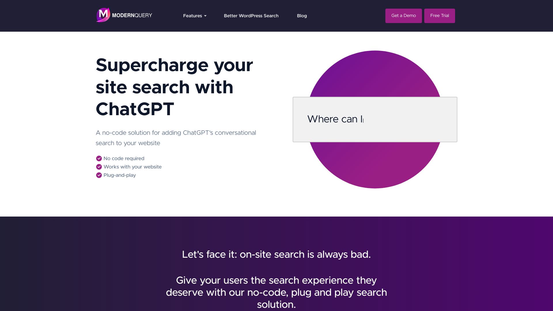 ModernQuery screenshot