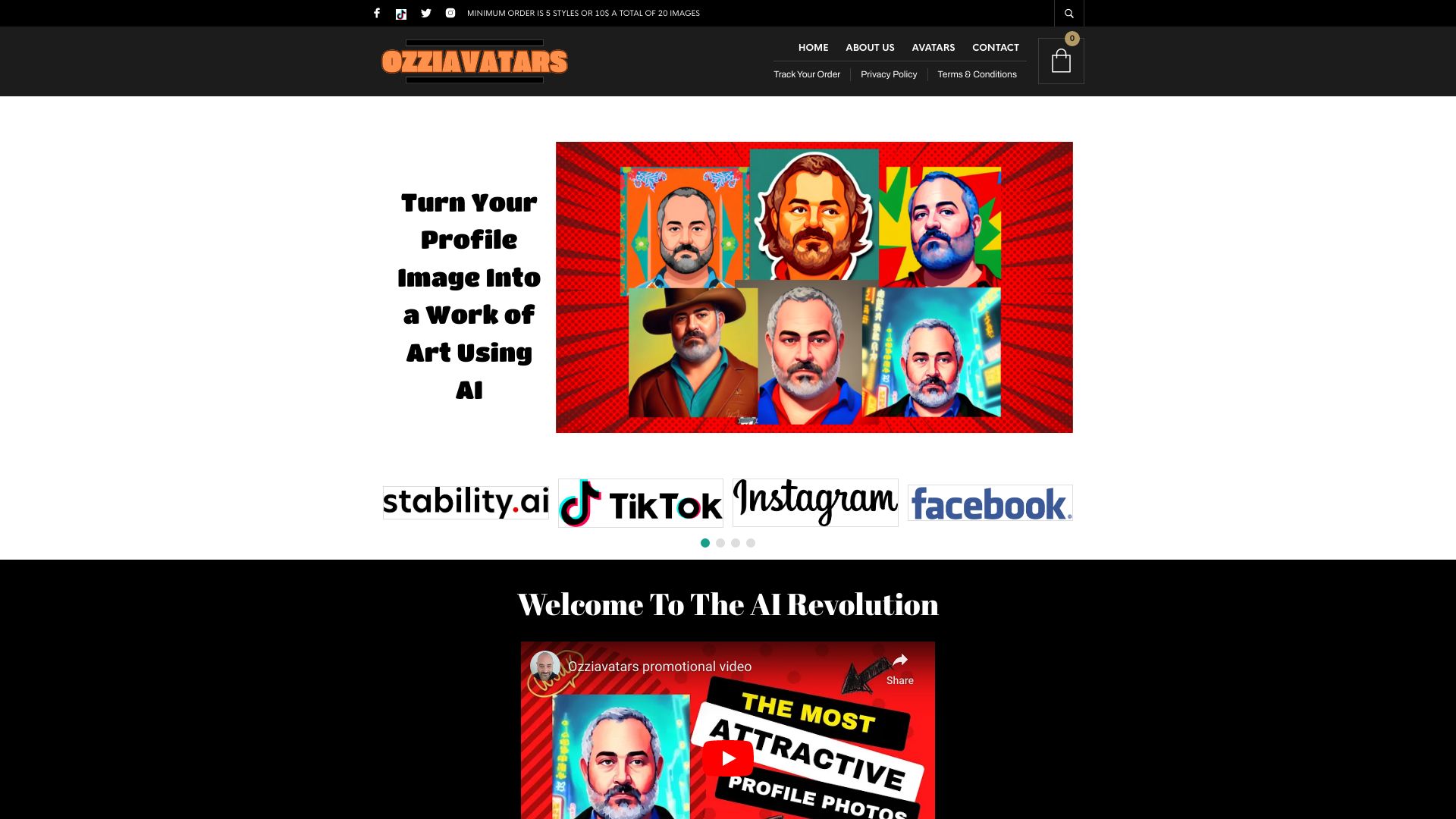 Ozziavatars screenshot