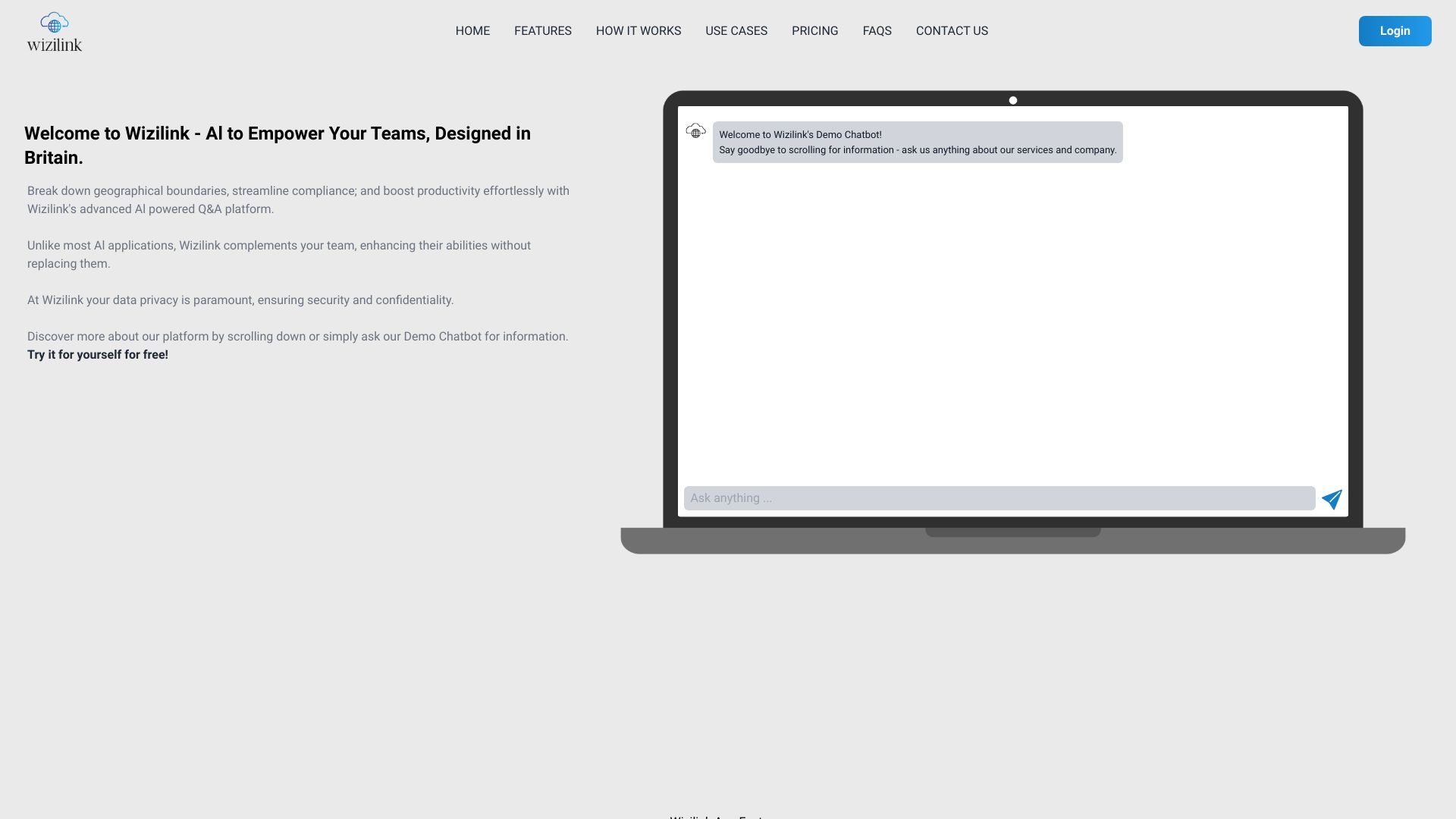Wizilink screenshot