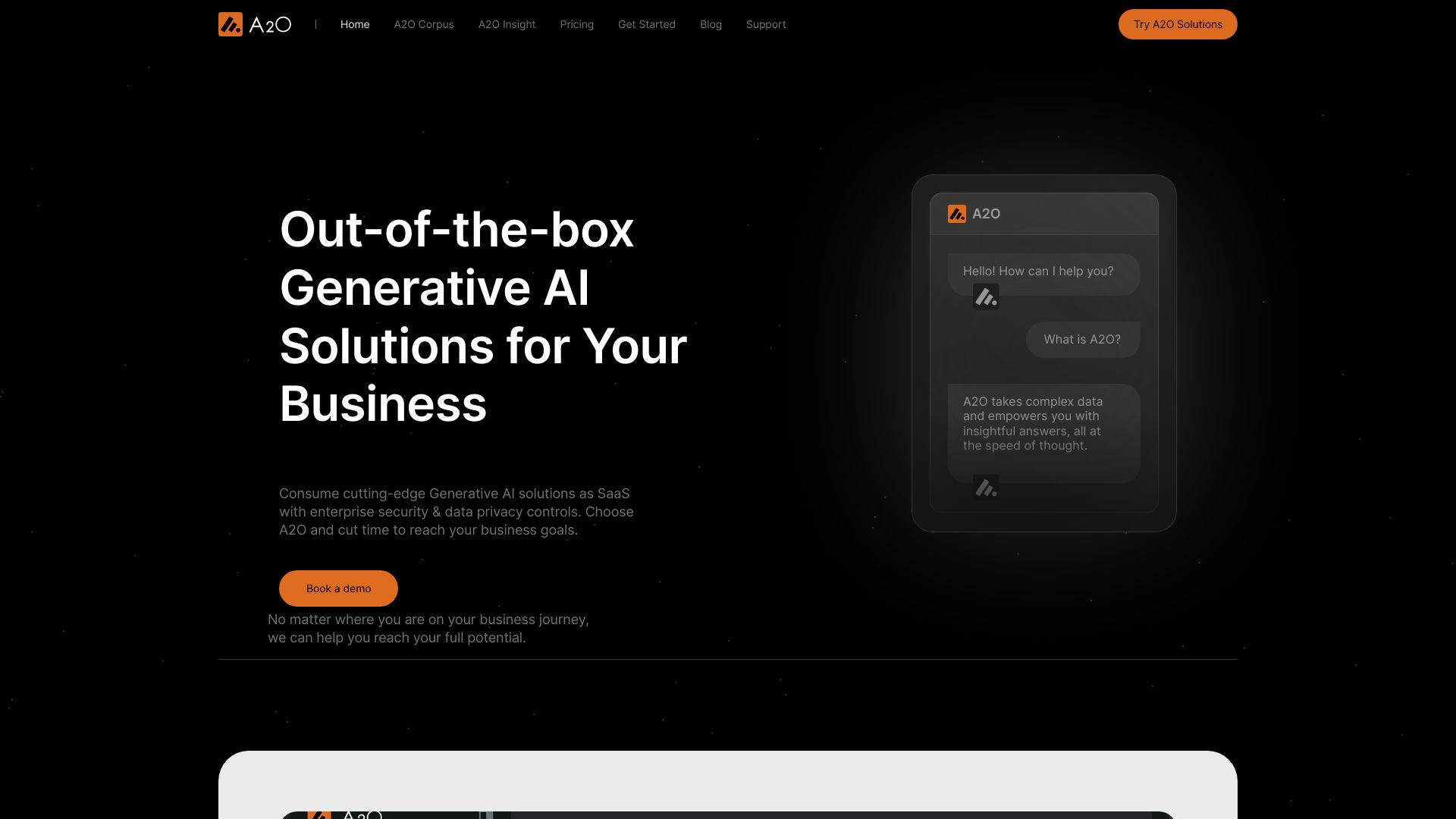 A2O AI screenshot