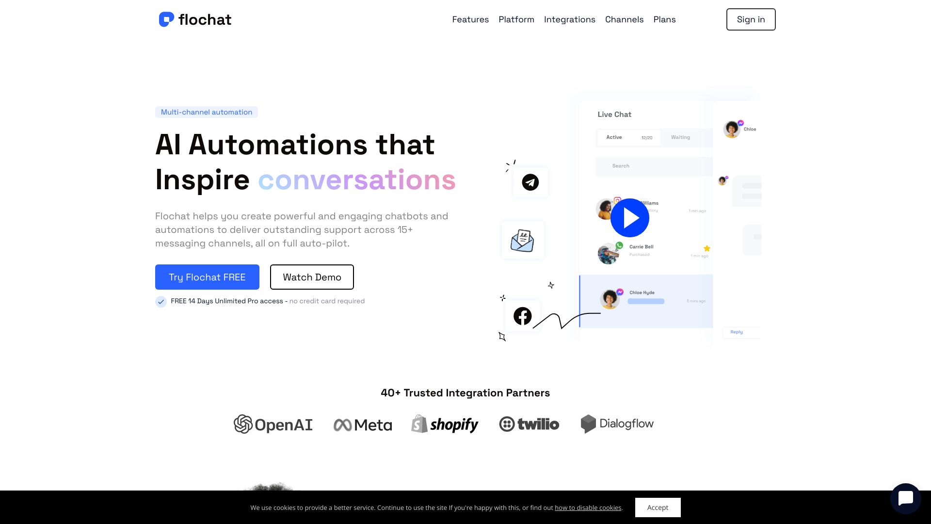 Flochat screenshot