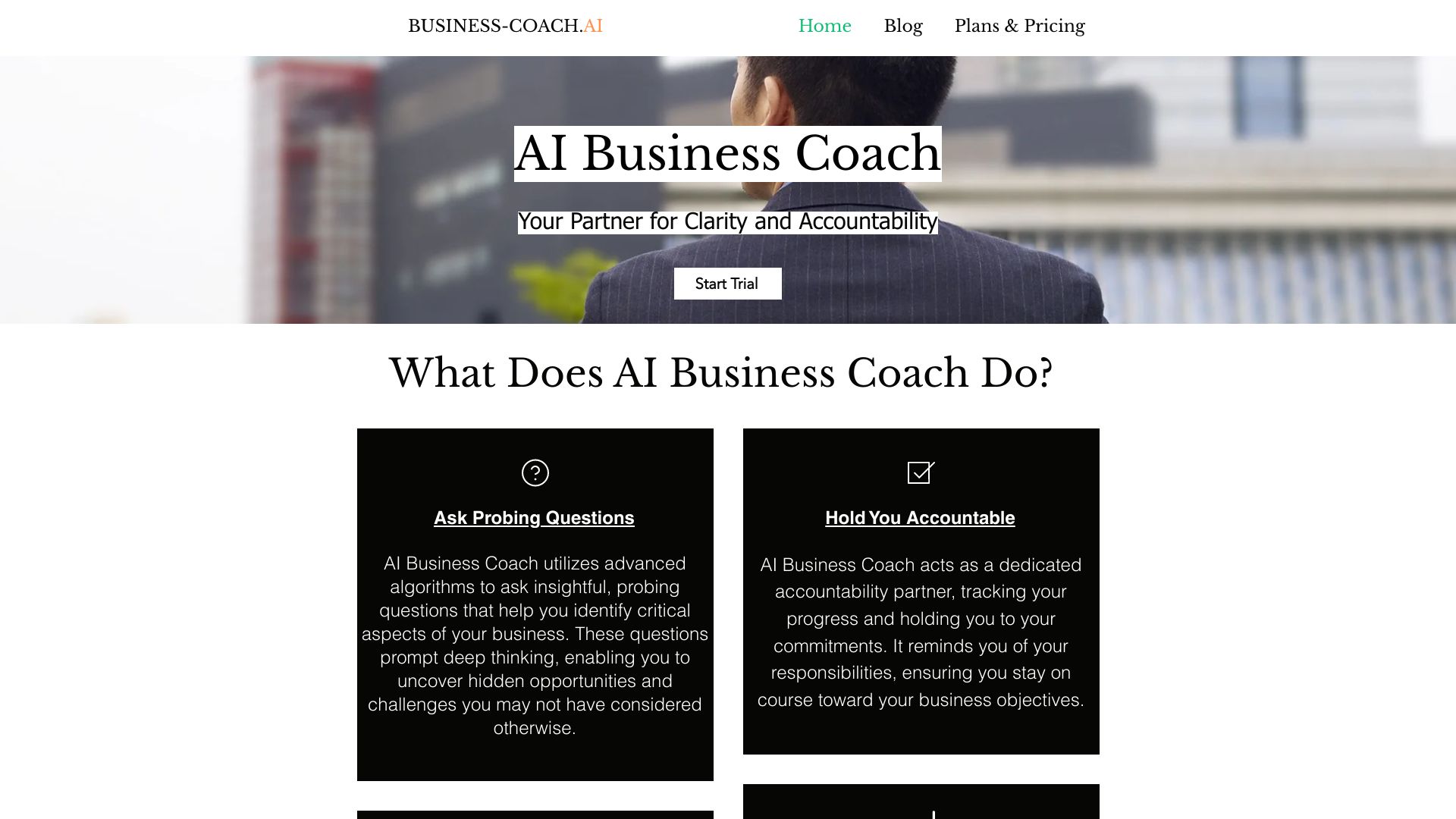 AI Business Coach screenshot