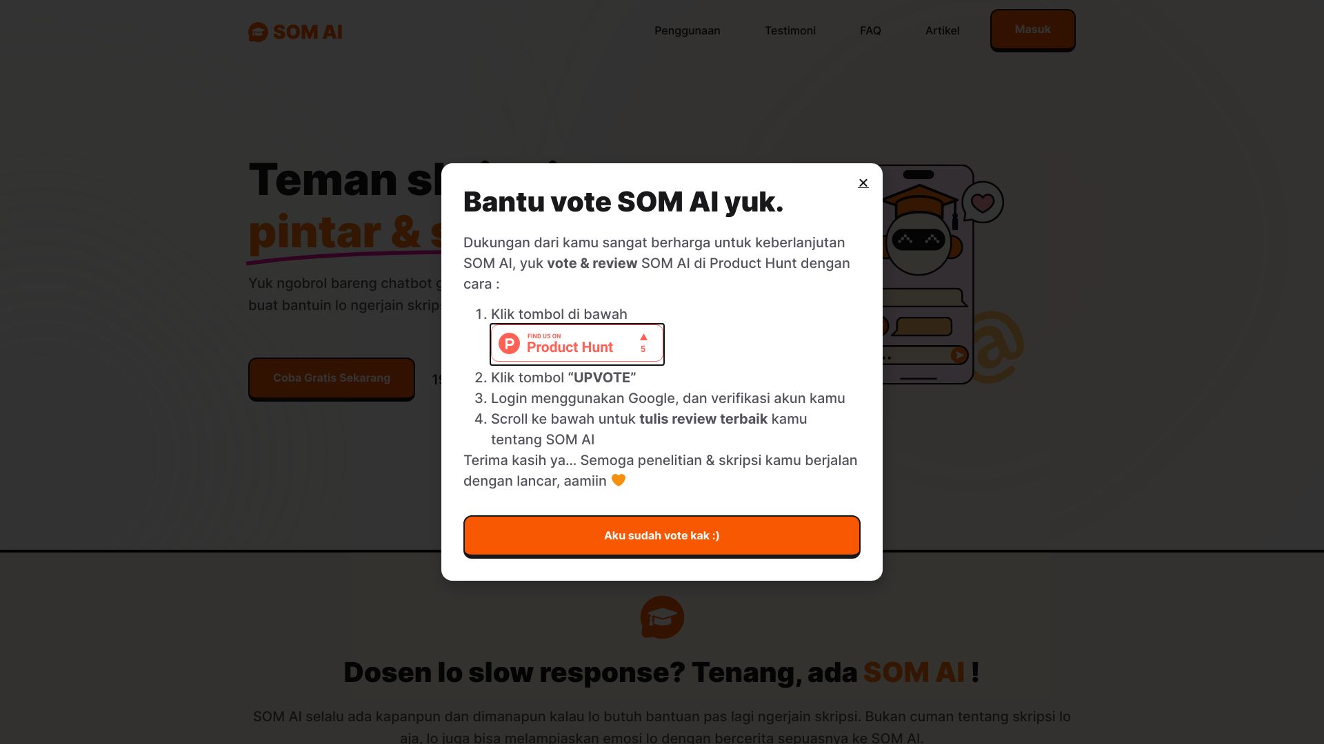 SOM AI screenshot