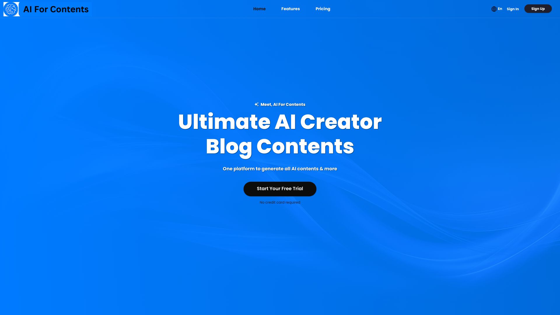 AI For Contents screenshot