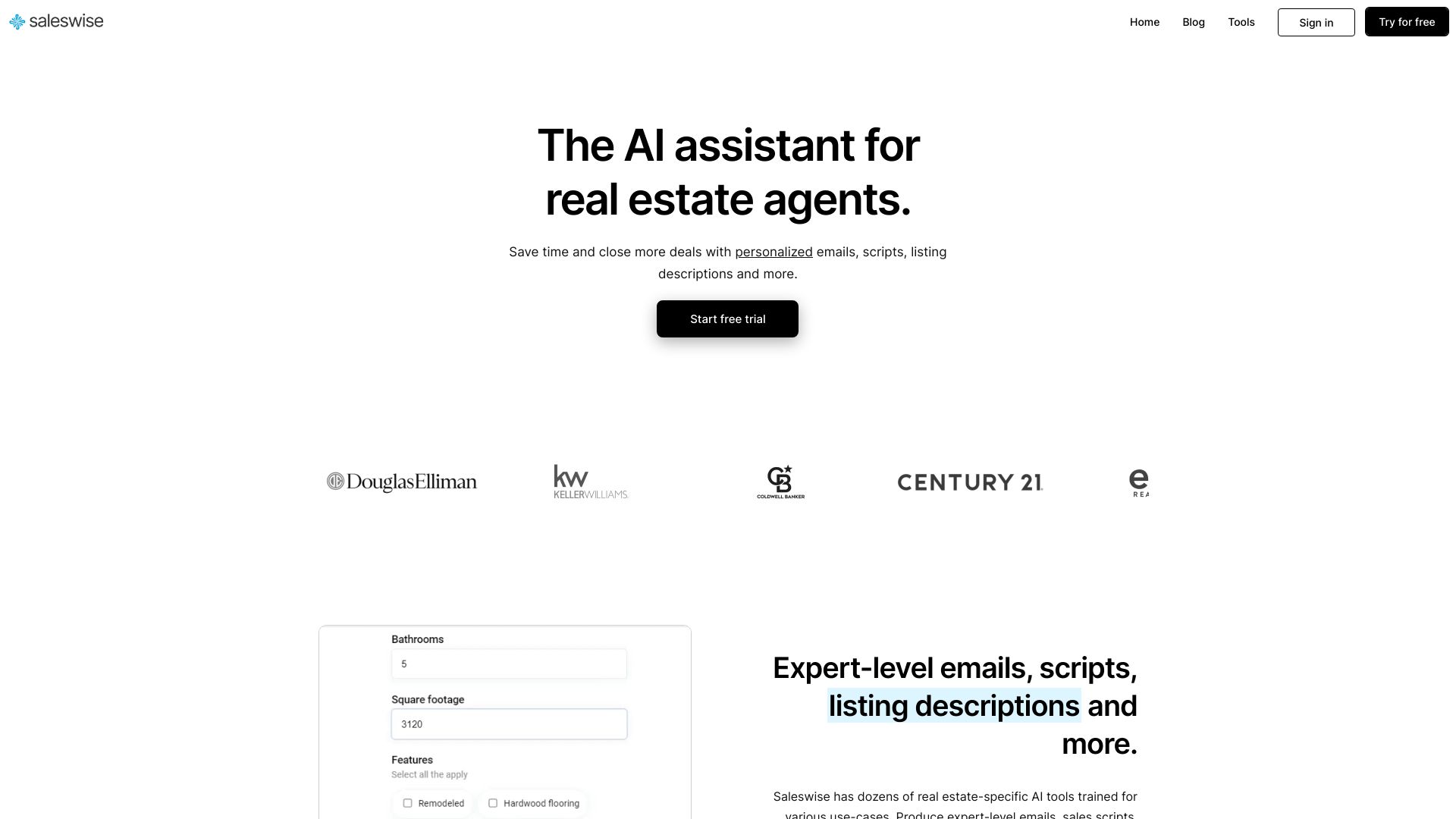 Saleswise screenshot