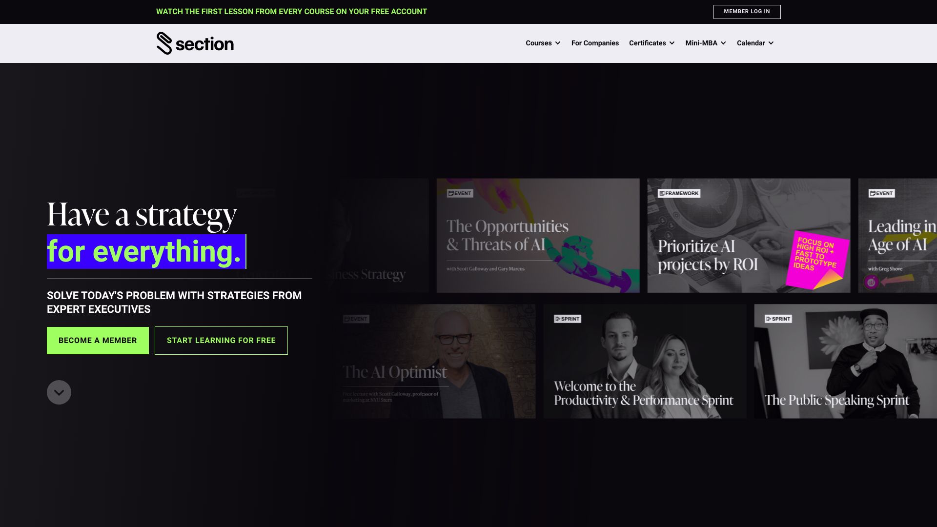 SectionAI screenshot