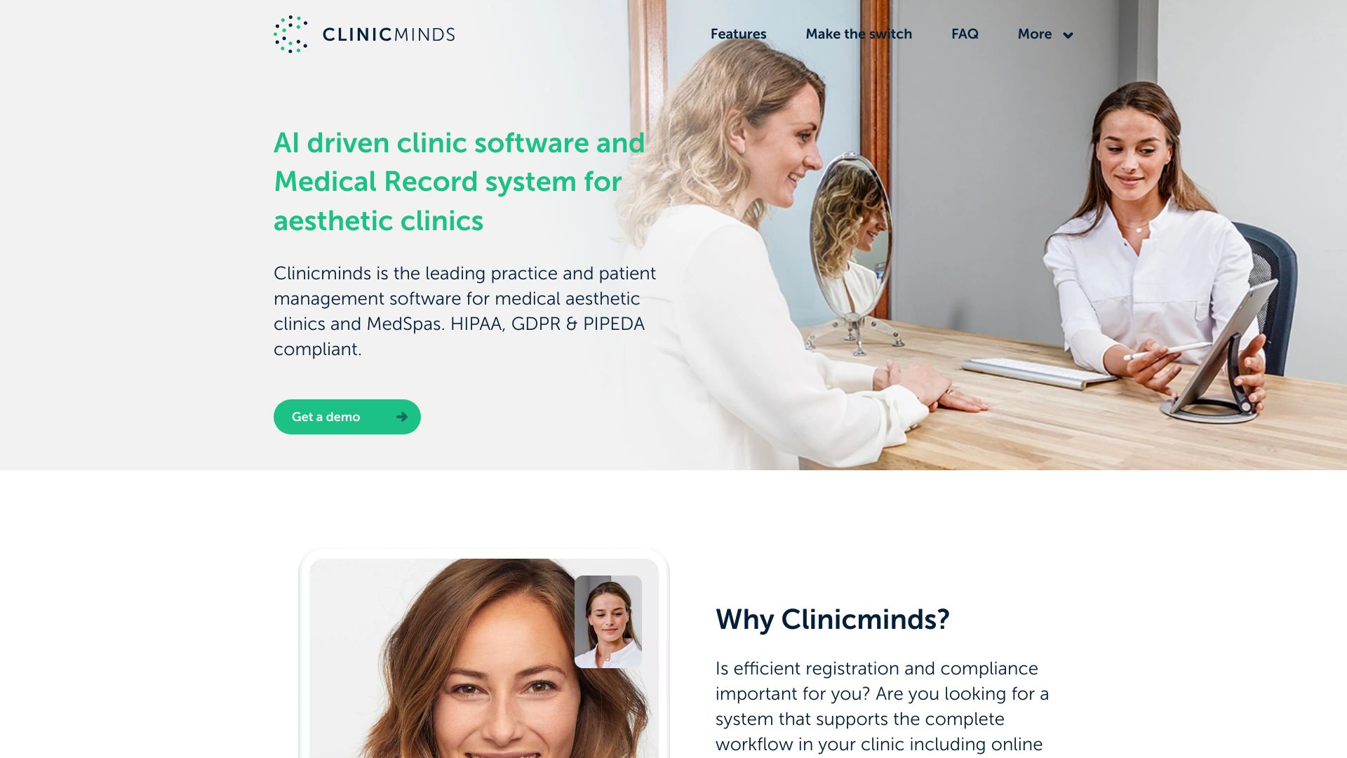 Clinicminds screenshot