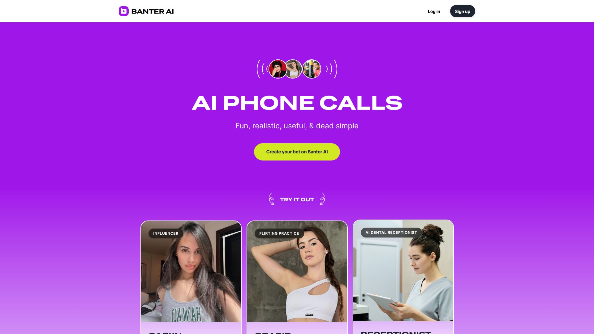 BanterAI screenshot