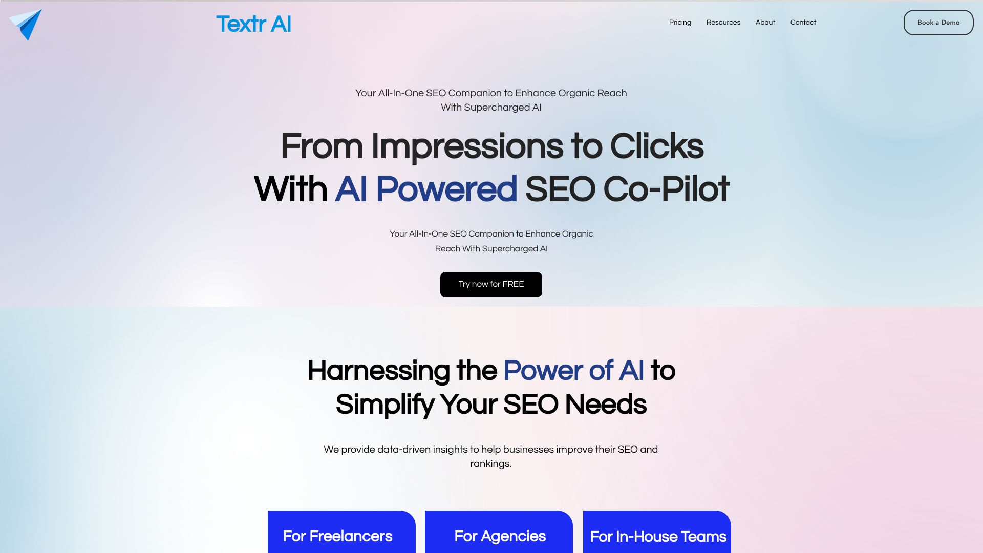 Textr AI screenshot