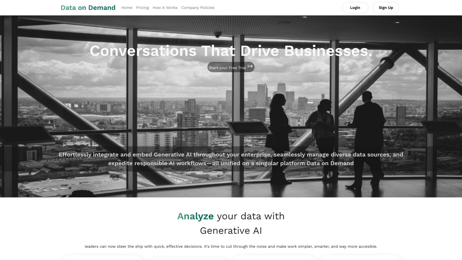 Data on Demand screenshot