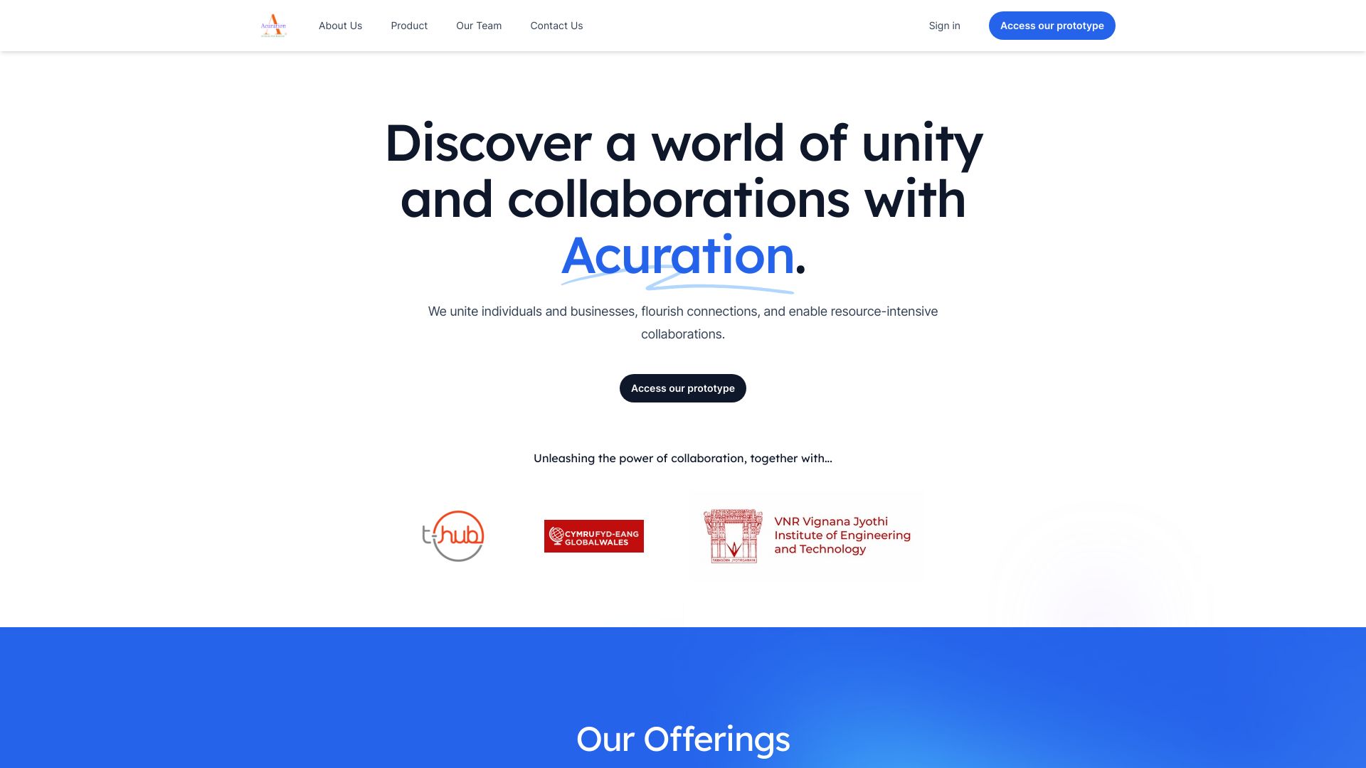 Acuration screenshot