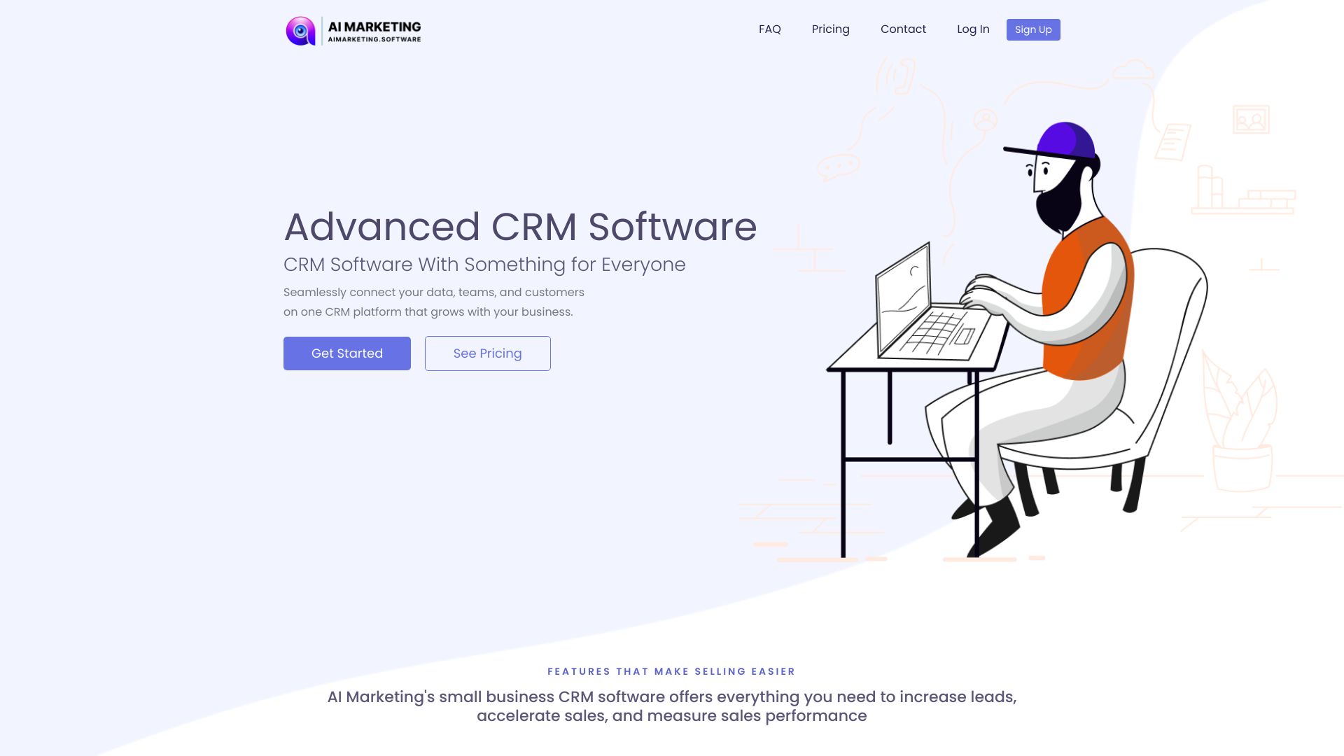 AI Marketing CRM Software screenshot