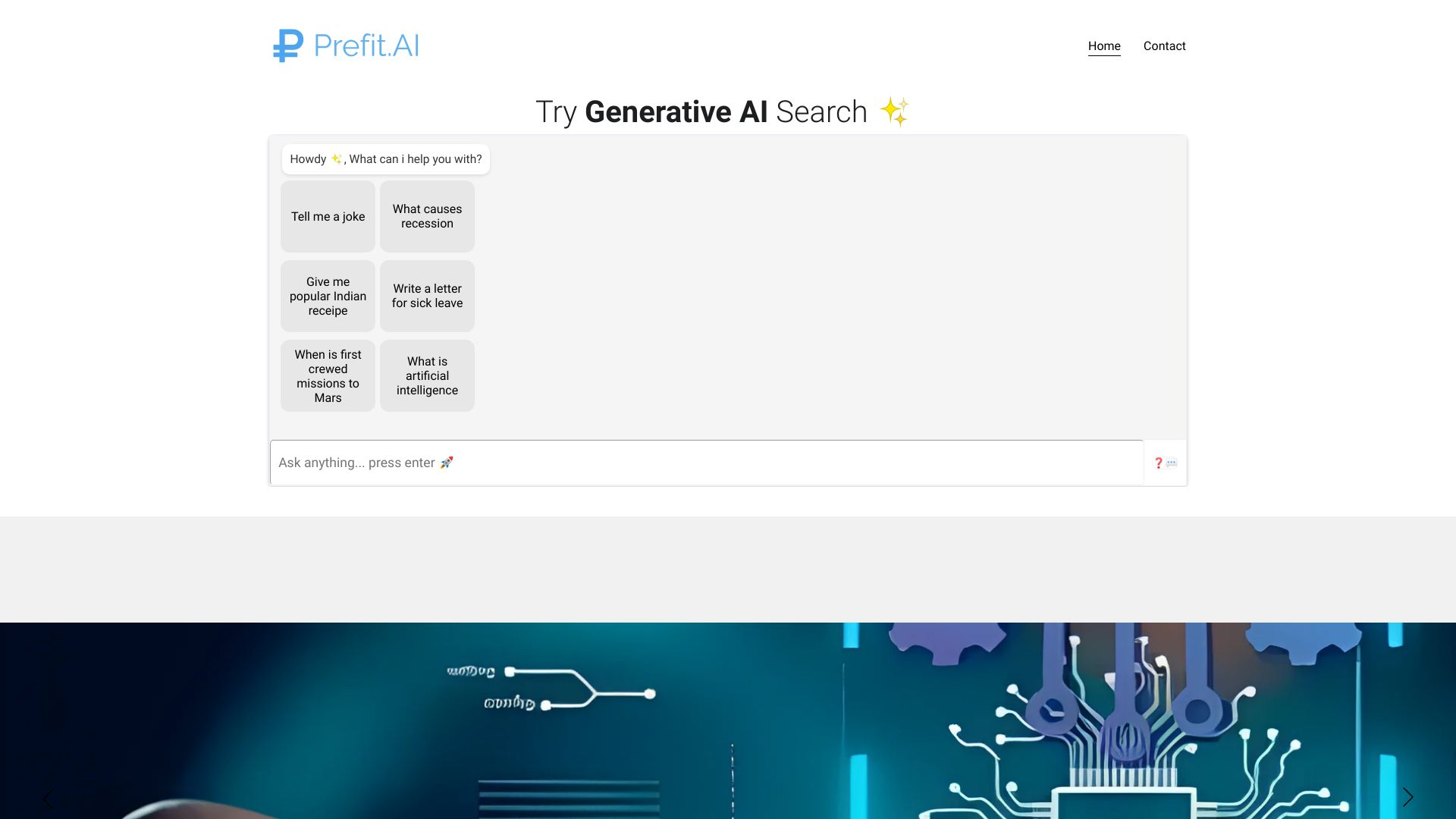 PREFIT.AI screenshot