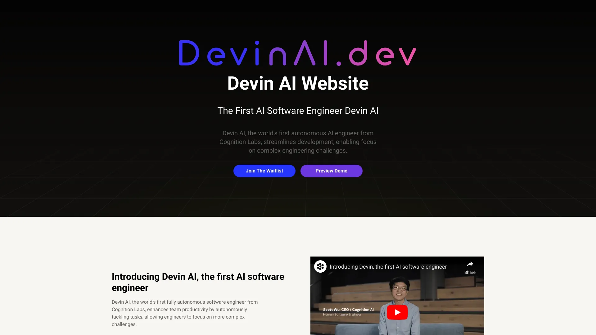 Devin AI screenshot