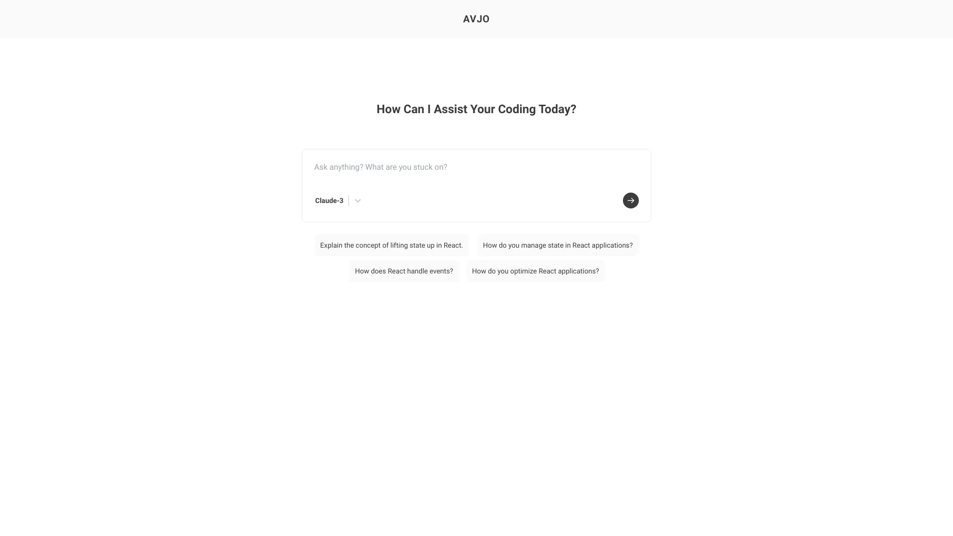 Avjo screenshot