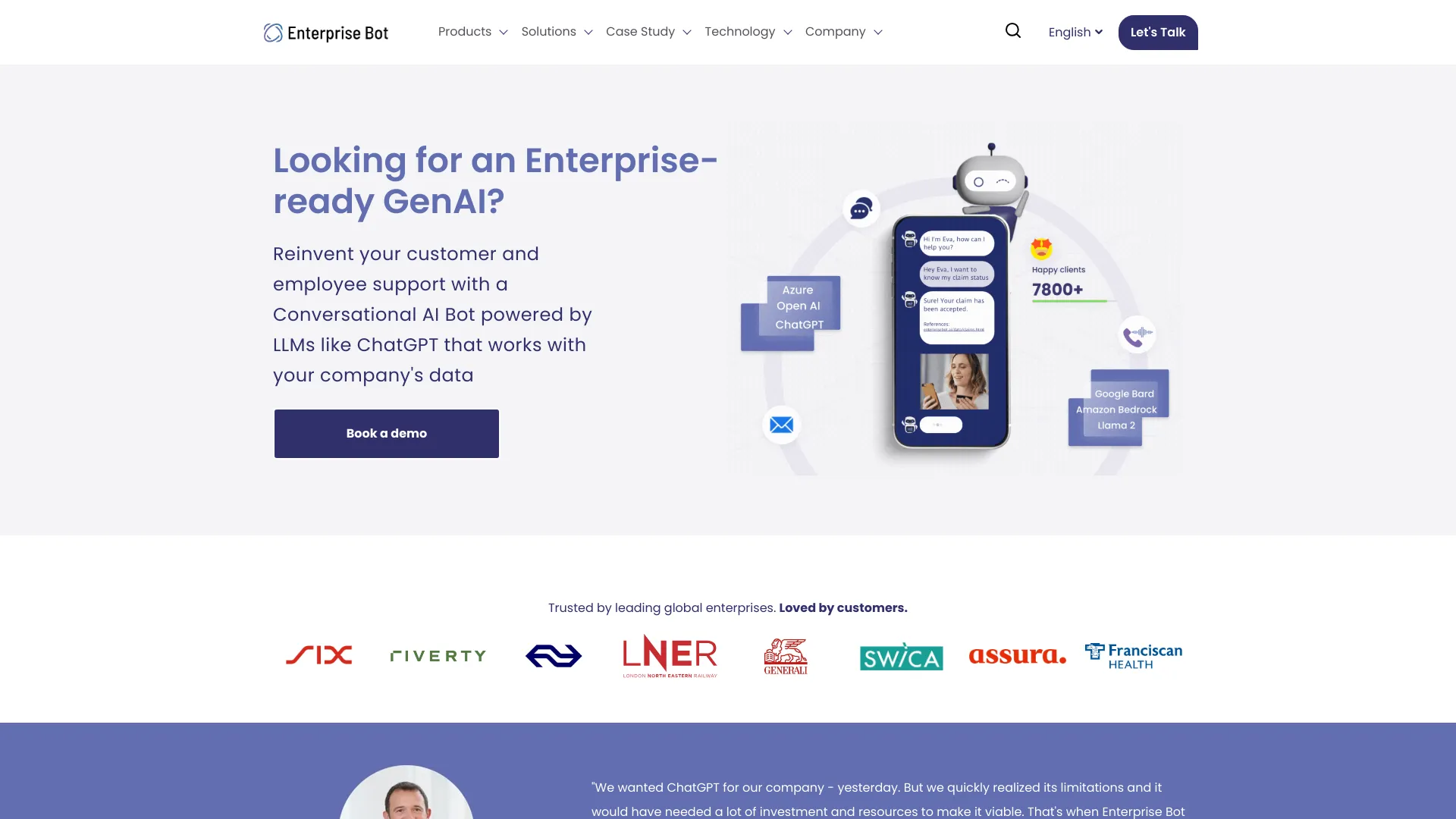 Enterprise Bot screenshot