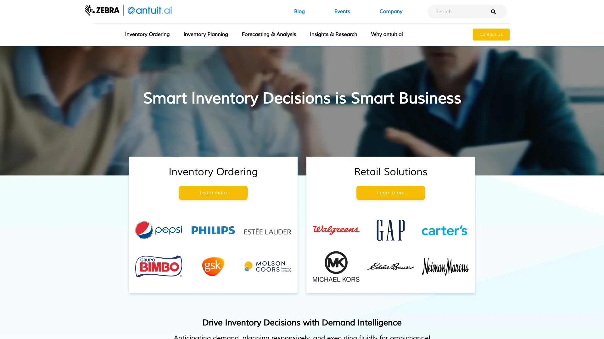 Antuit.ai screenshot